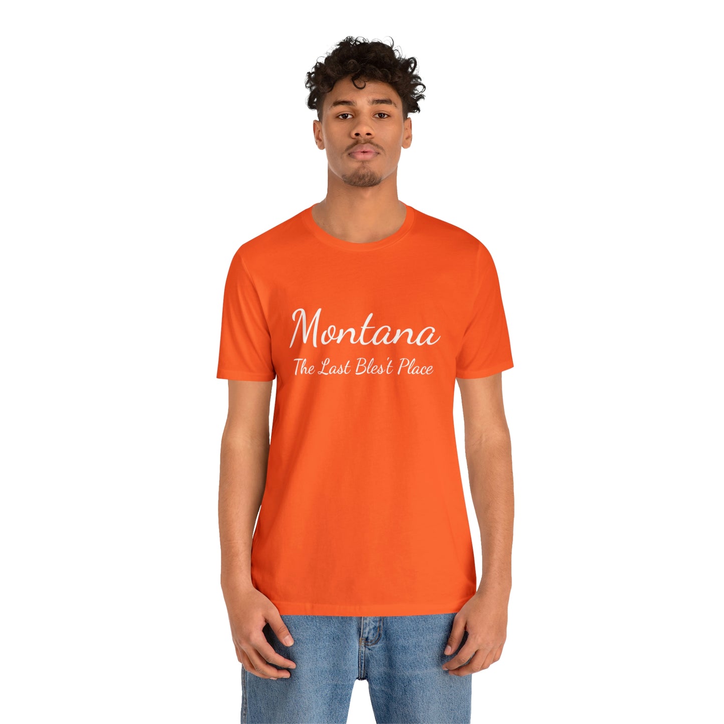 "Montana The Last Bles't Place" Black Ops Unisex Jersey Short Sleeve Tee
