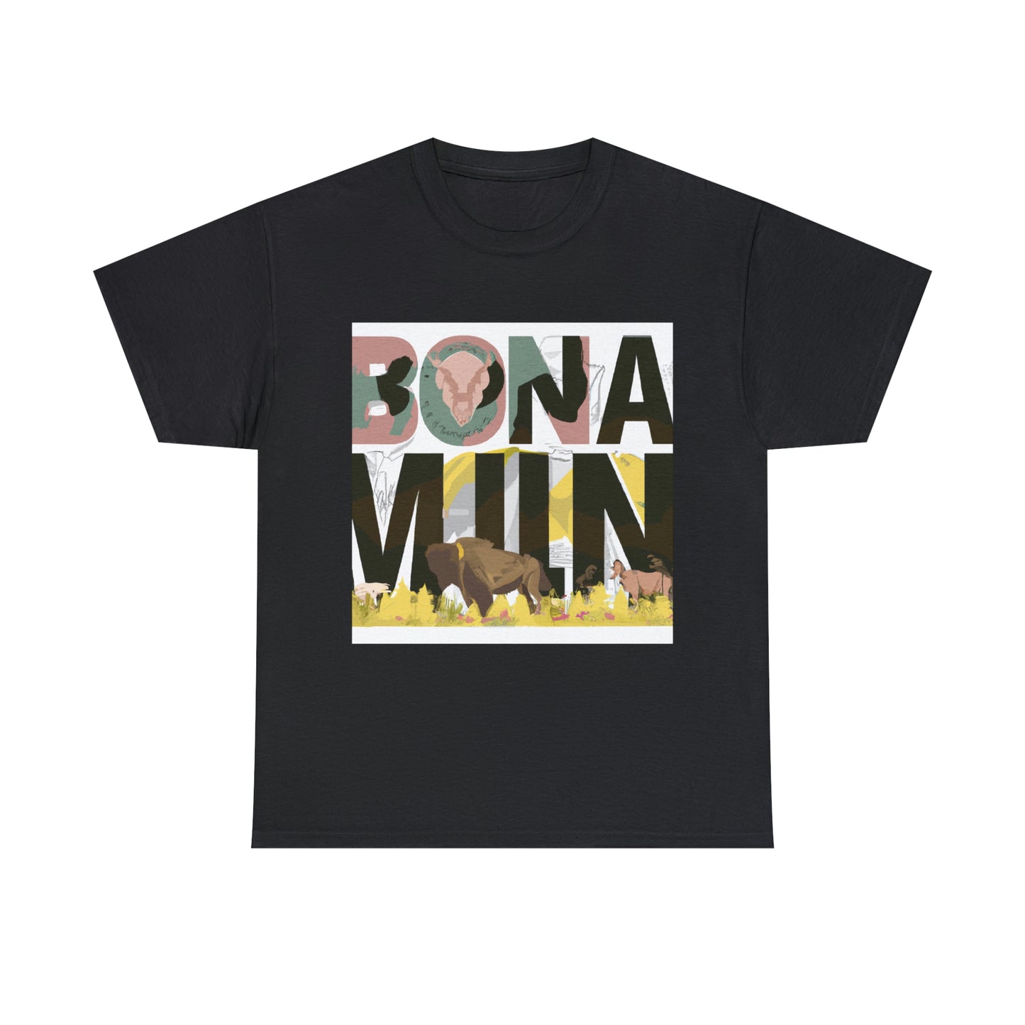 Montana supports an abundance of wildlife, ranging from large mammals like grizzly bears, elk, moose and bighorn sheep, to smaller creatures such as beavers, marmots, foxes and badgers. In addition - T-shirt