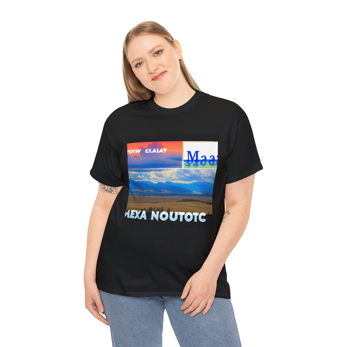 Big Sky Country is located in the western part of the United States. It is largely made up of the states of Montana, Wyoming and Idaho, but portions of Utah, Washington and Oregon also define it as the area commonly referred to as - T-shirt