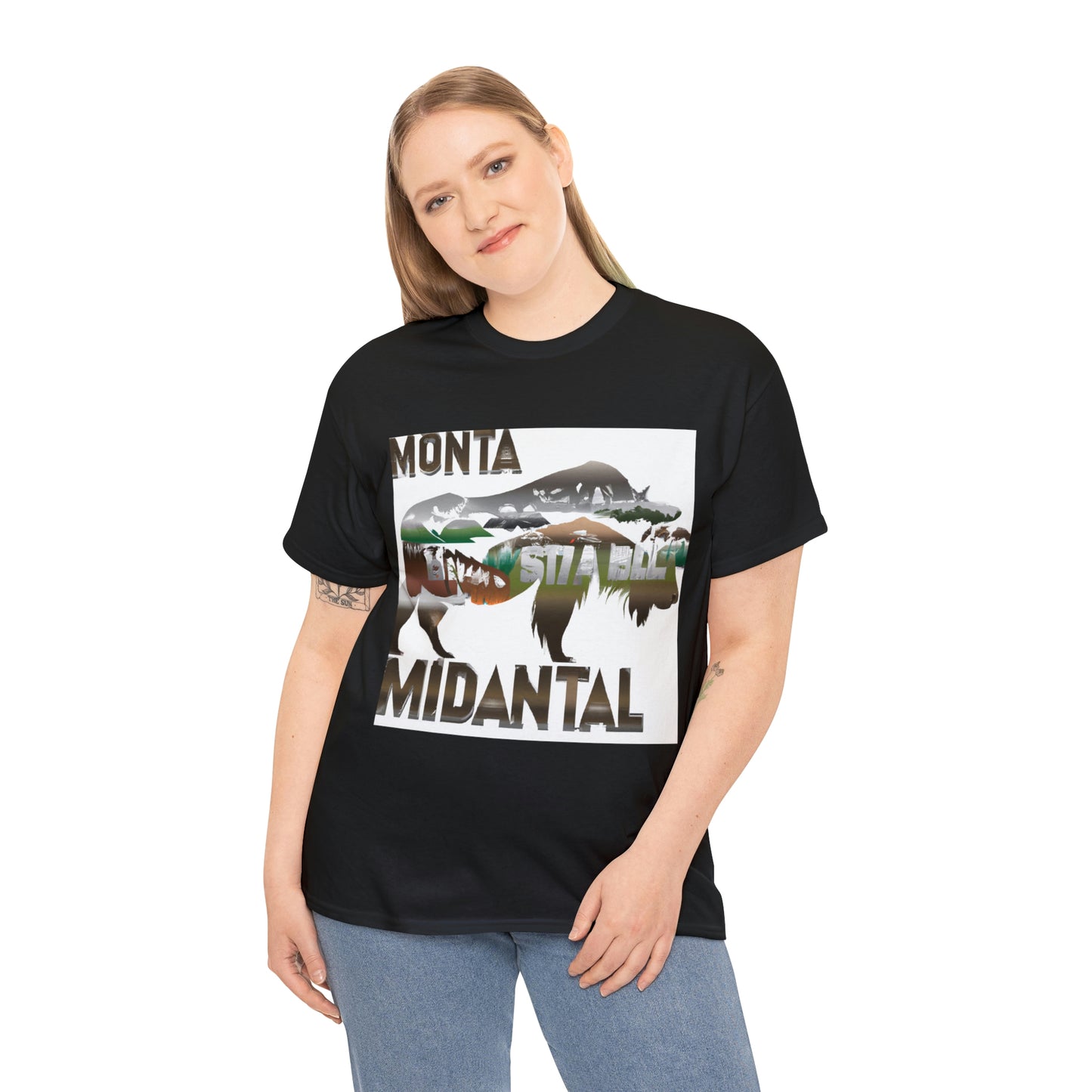 Montana is home to diverse wildlife and offers great opportunities for wildlife viewing. Special species to watch for in Montana include the American Bison, elk, mule deer, whitetail deer, pronghorn, moose, b - T-shirt