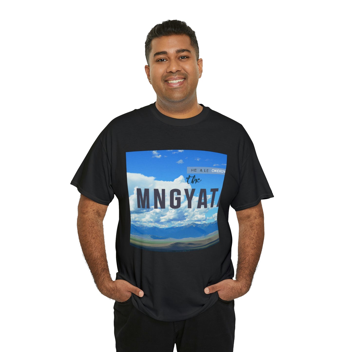 Big Sky Country is a term used to refer to the western region of the United States, typically Montana, Idaho and Wyoming. This area is known for its expansive mountain ranges, crystal clear lakes, rivers and streams, abundant wildlife, and wide - T-shirt