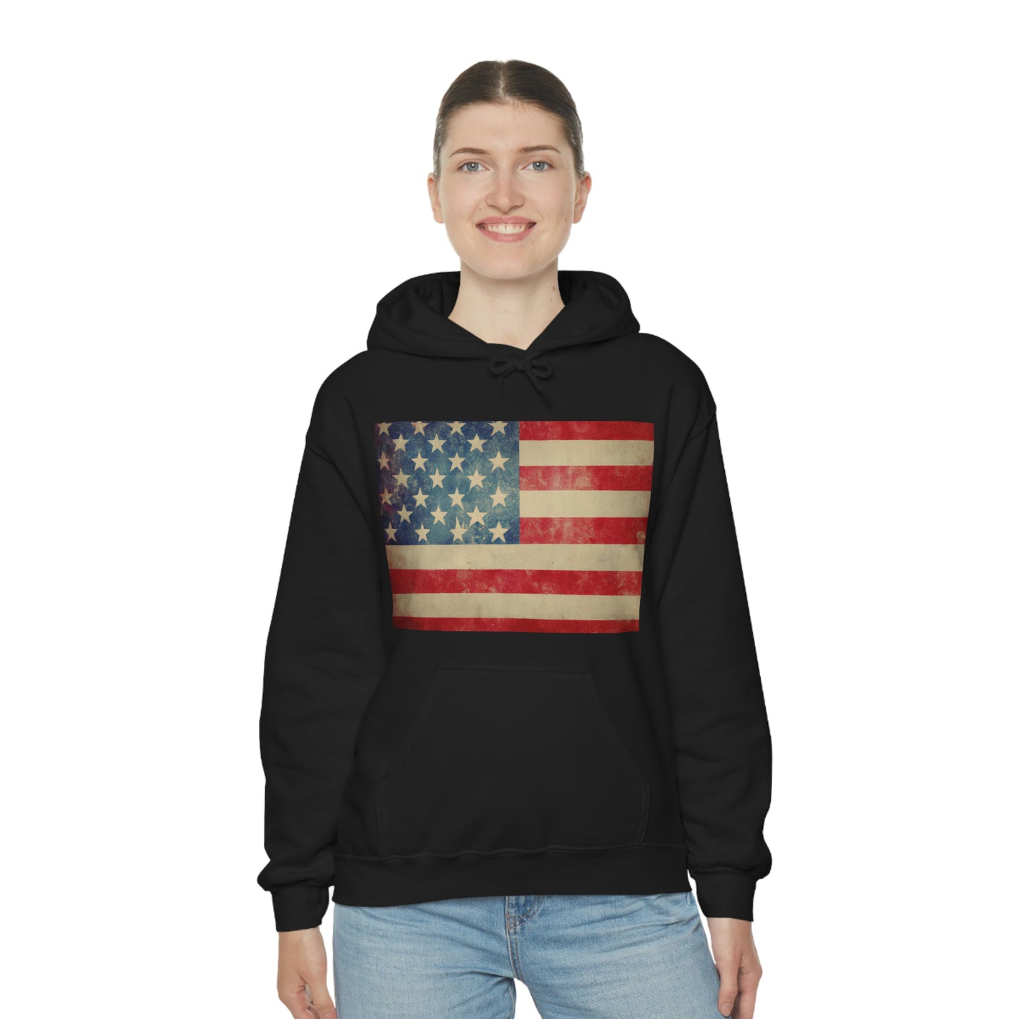 "America was not built on fear. America was built on courage, on imagination and an unbeatable determination to do the job at hand." -Harry S. Truman - Hoodie