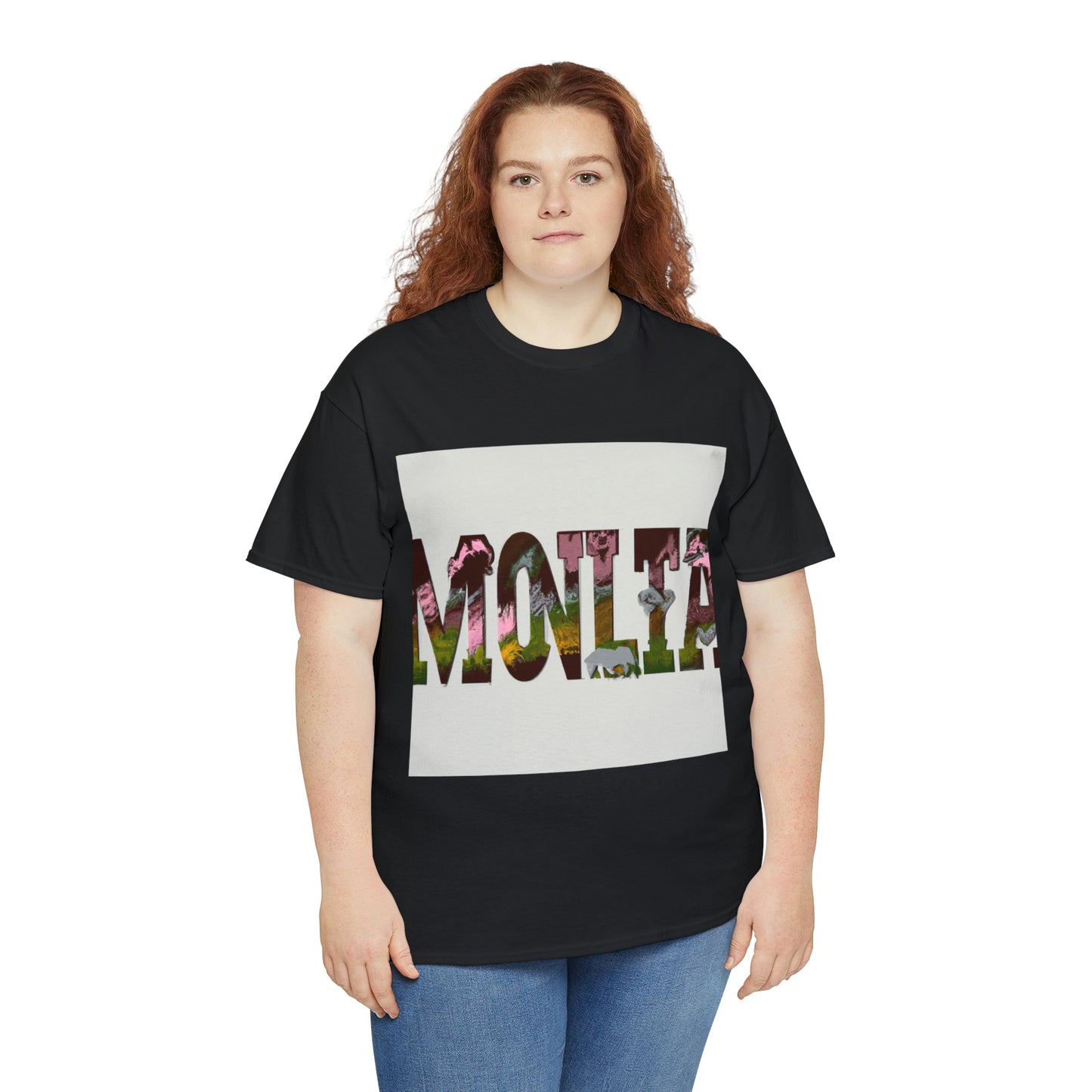 I

Montana's wildlife includes a wide variety of species, including elk, mule deer, bighorn sheep, antelope, white-tailed deer, black bear, mountain goat, wolverine, bald and golden eagles - T-shirt