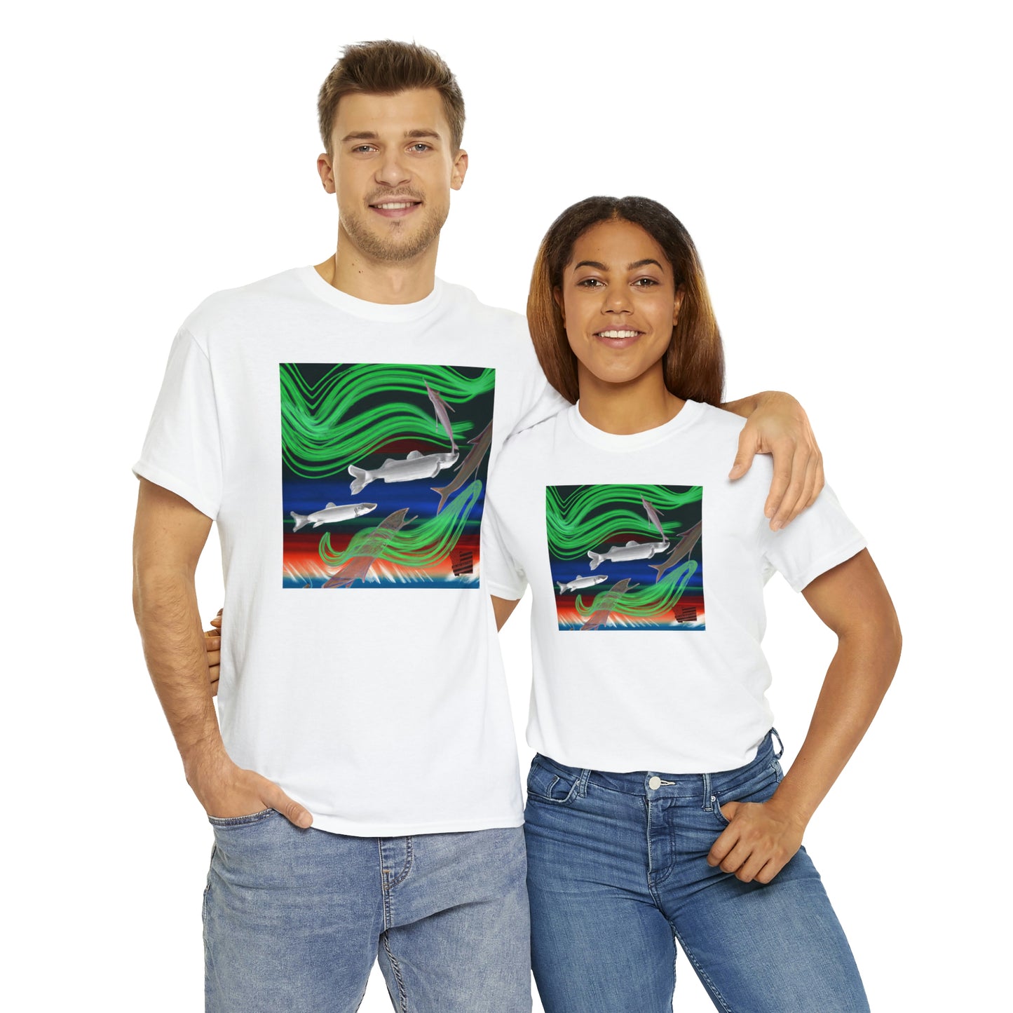 Shroom Fish - a breed of fish with a unique mushroom-like pattern on its scales. They are colorful, low maintenance, and hardy freshwater fish ideal for the home aquarium. - Tshirt