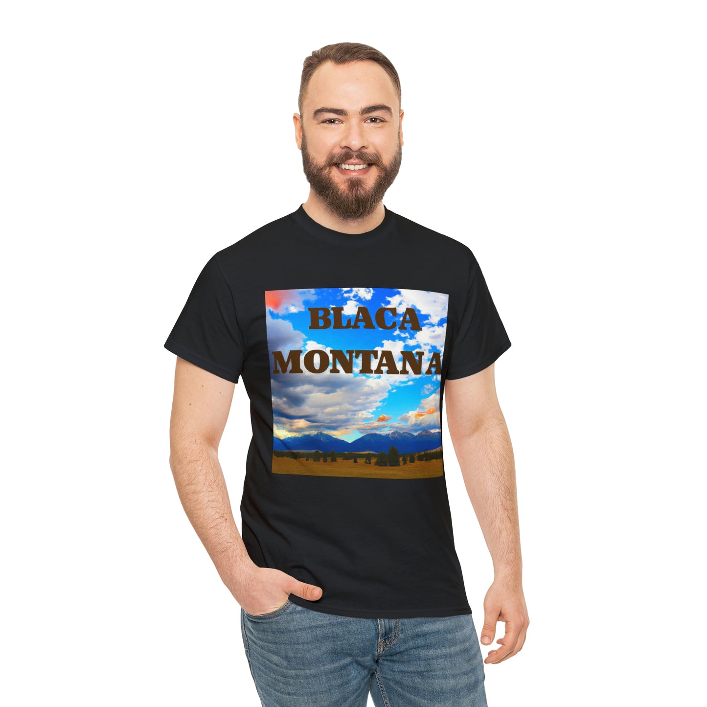 "

The phrase "Big Sky Country" is used to refer to the Northwestern part of the United States, usually Montana and Wyoming. It is primarily used to describe the region's expansive sky views and stunning landscapes. - T-shirt