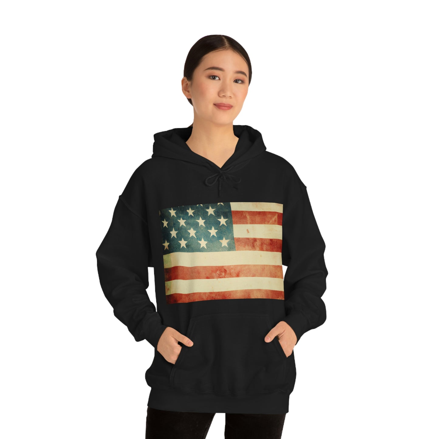 "The red, white, and blue: they are the colors of freedom, the colors of our Flag!"  -Robert Alan Evans - Hoodie