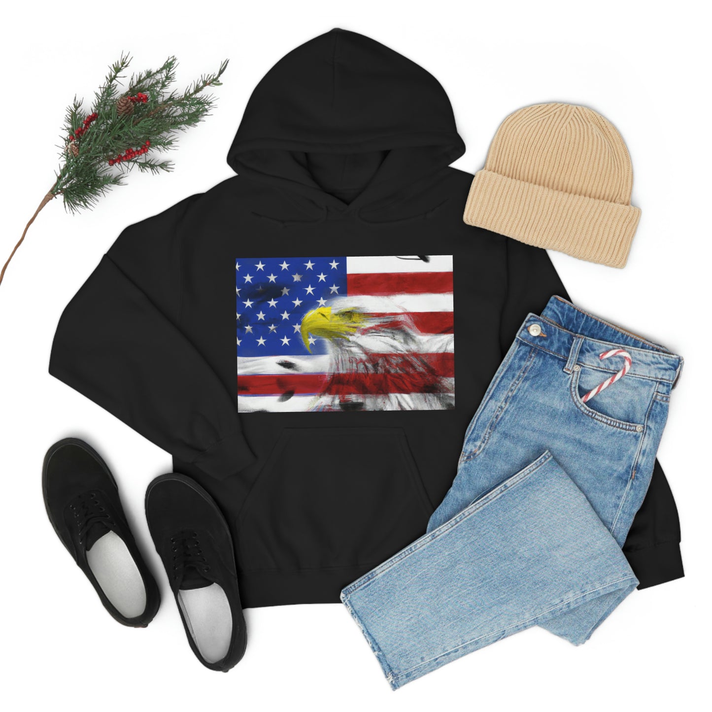 "America was not built on fear. America was built on courage, on imagination and an unbeatable determination to do the job at hand." - Harry S. Truman - Hoodie