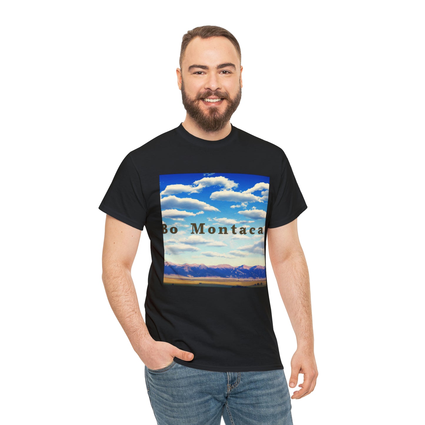 ."

Big Sky Country is a nickname used to refer to the state of Montana in the United States. It includes several national parks, rugged mountains, and expansive plains. The area is known for its wide open spaces and stunning vistas. - T-shirt