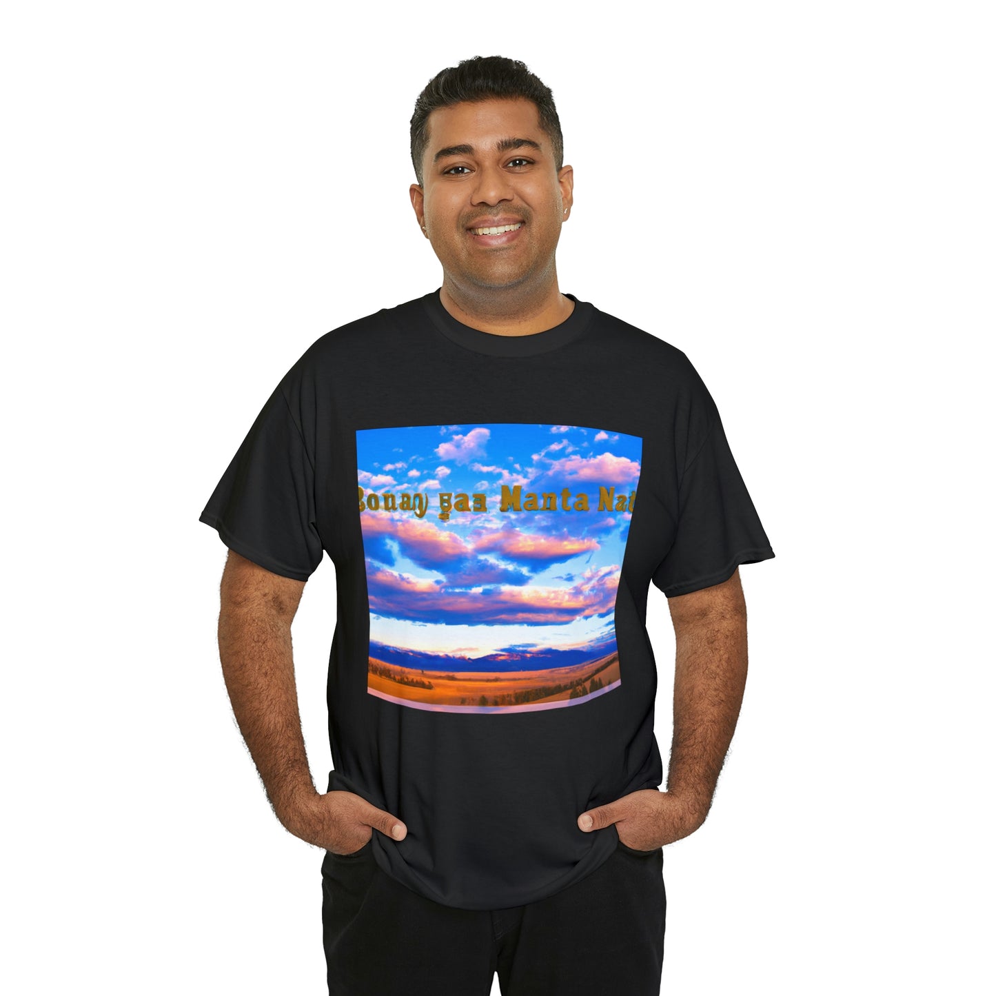 Big Sky Country is a nickname for the U.S. state of Montana, derived from the region's expansive views of the sky. The nickname is a reference to its dramatic mountain scenery, wide-open spaces, and some of the country - T-shirt