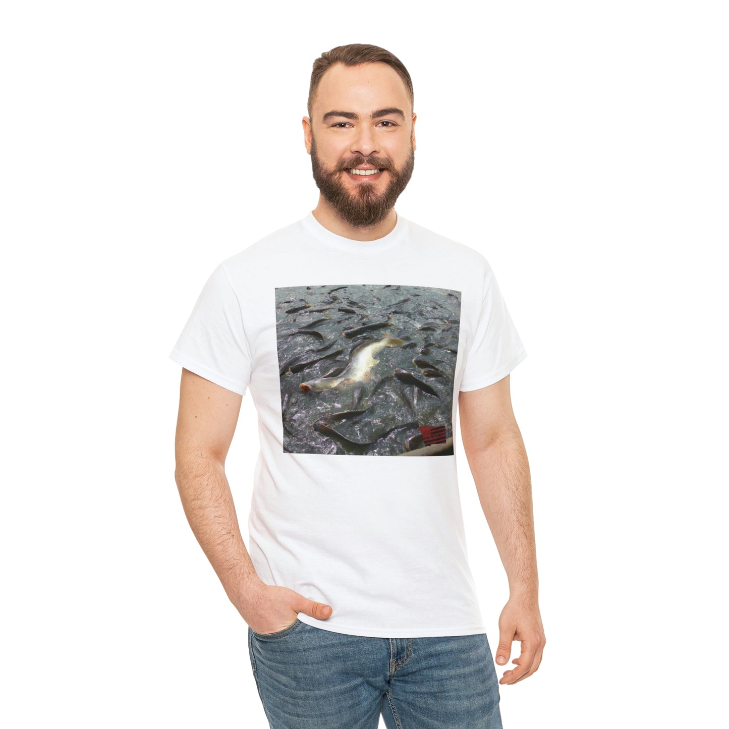 Selenic Betta Fish: a unique species of betta fish with an olive green body and lavender-speckled fins. - Tshirt