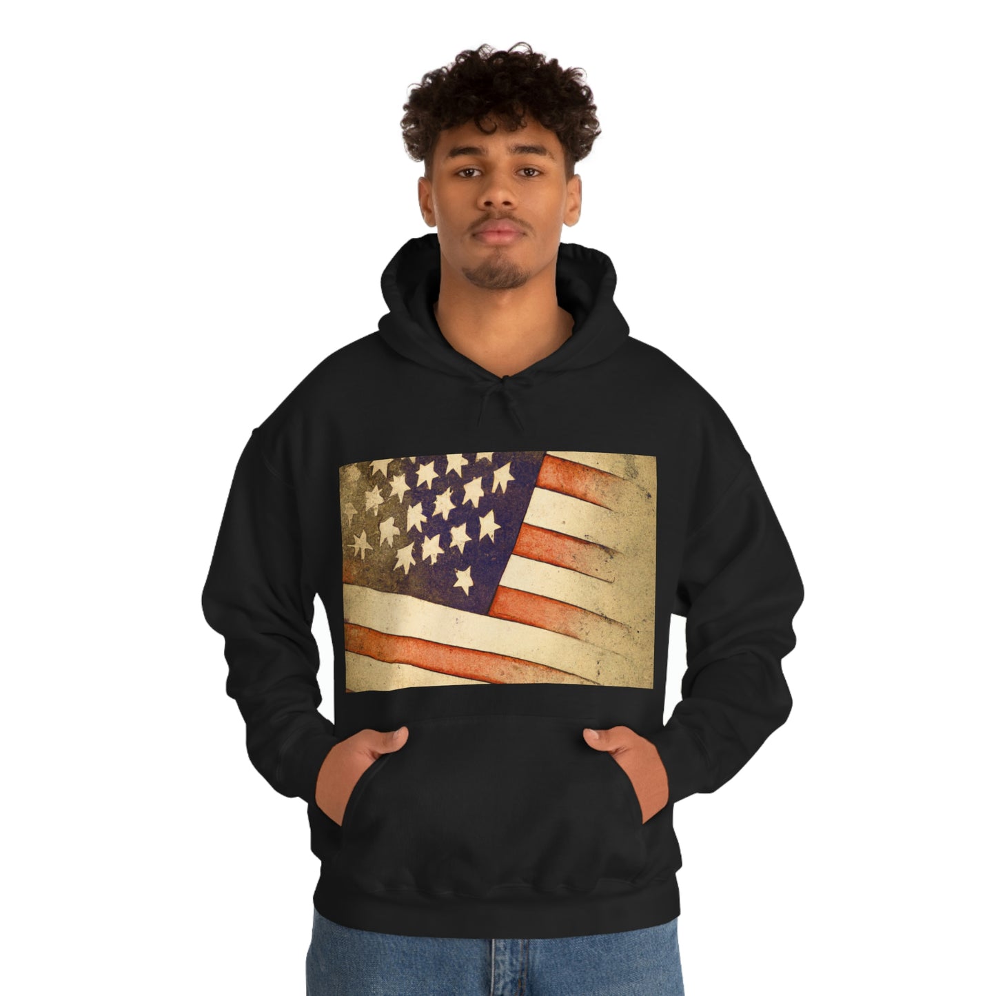 "Our flag does not fly because the wind moves it. It flies with the last breath of each military member who died protecting it." -- Unknown - Hoodie