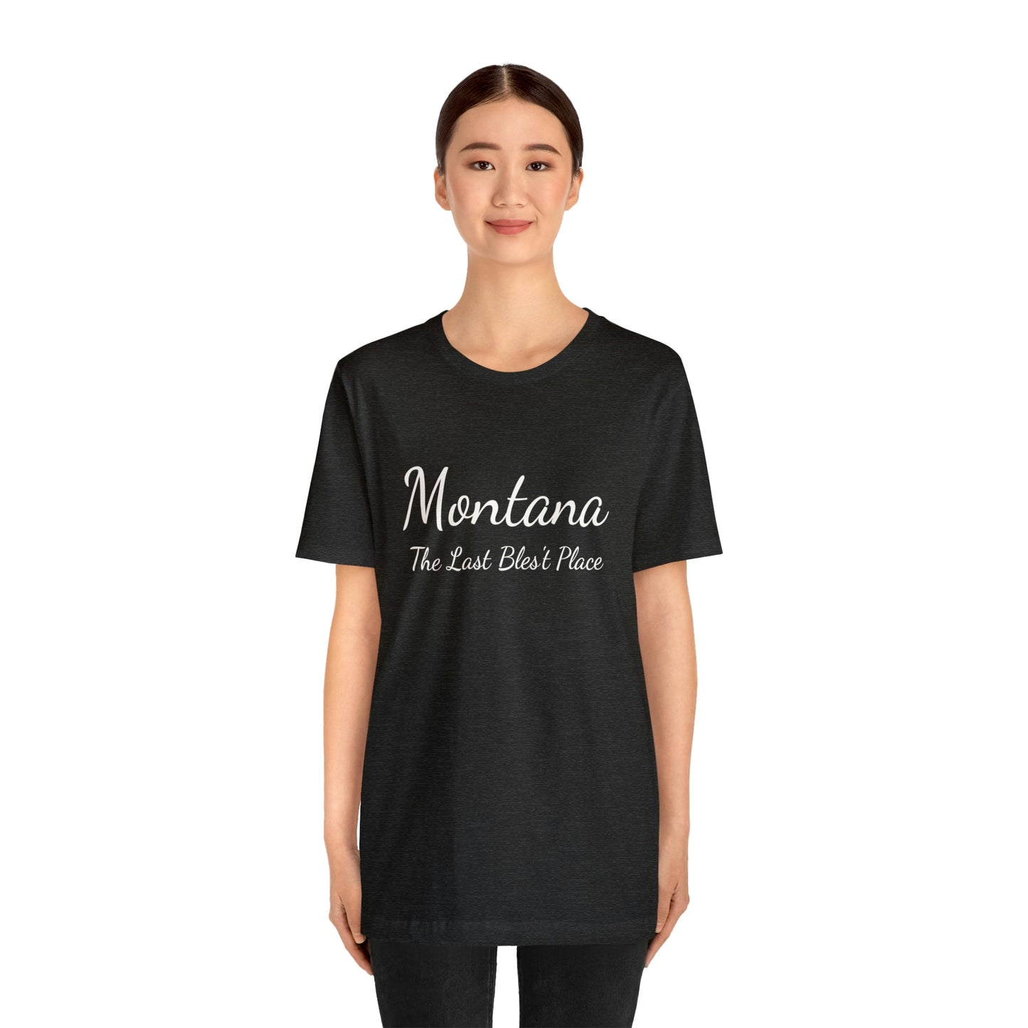 "Montana The Last Bles't Place" Black Ops Unisex Jersey Short Sleeve Tee