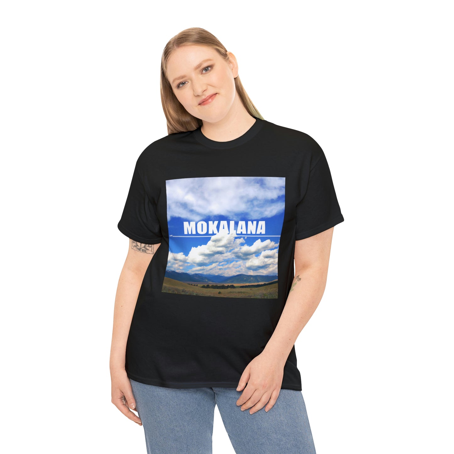 Big Sky Country is a term used to refer to Montana and is used to describe the beautiful landscapes, rolling prairies, and majestic mountains of the region. The term was first used in the 19th century to describe the expansive, open sky - T-shirt