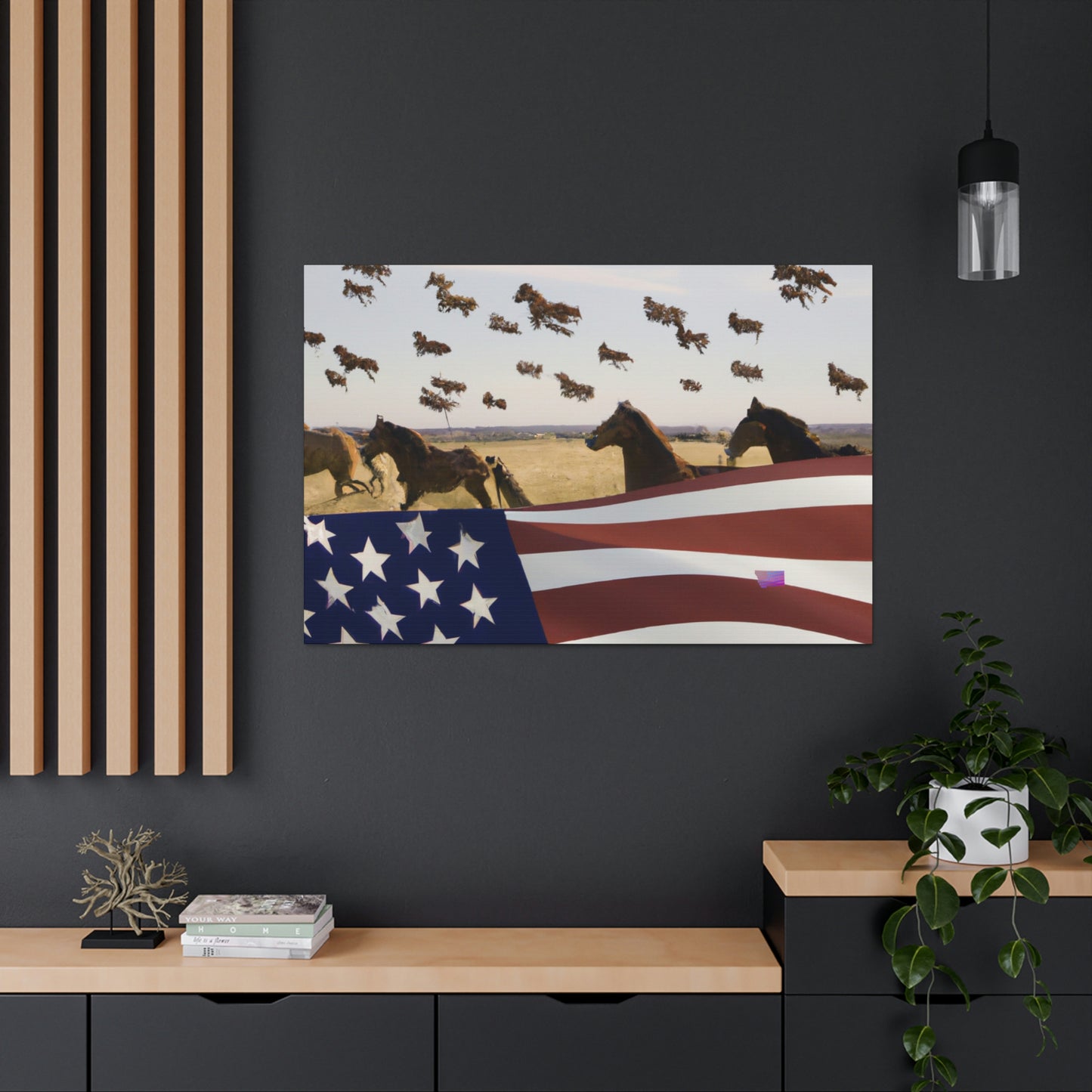 with the sound of a storm rumbling in the distance. Thunder claps and lightning flashes as the rain begins to pour down, sending ripples through the air as trees and rocks endure the power of the crash. The sound of thunder is unrelenting - Canvas