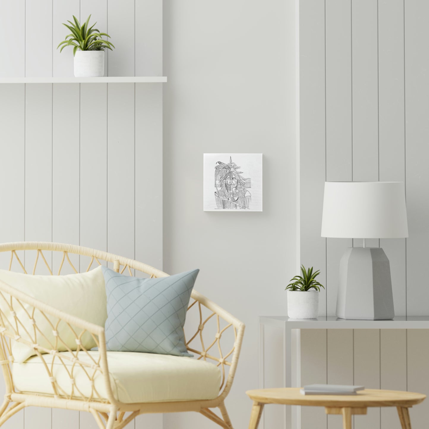 "Self Portrait Warrior" - Ron Schlenske