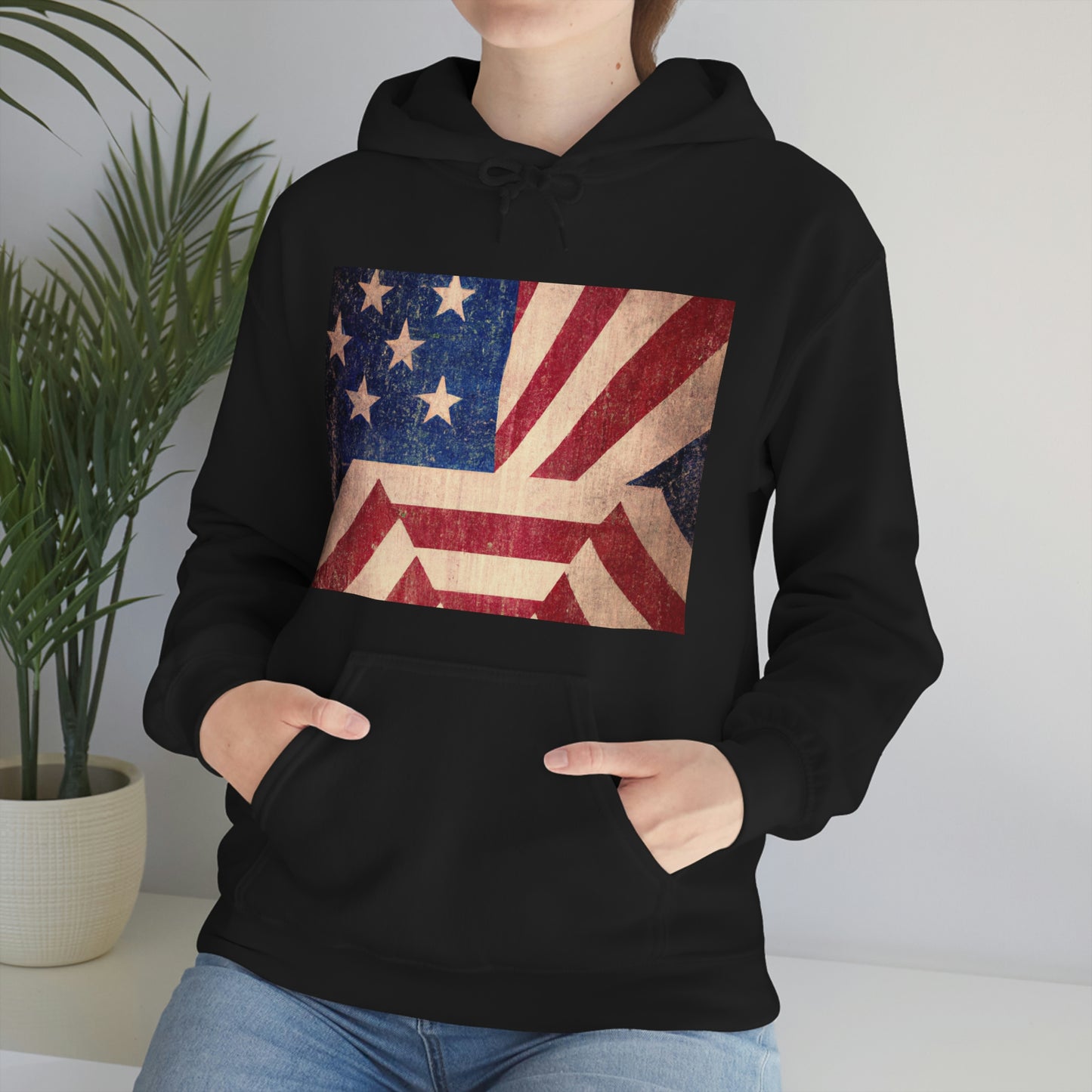 "The flag of our country reminds us that liberty and justice are not just ideals, but a way of life — an example to all humanity." --Barack Obama - Hoodie