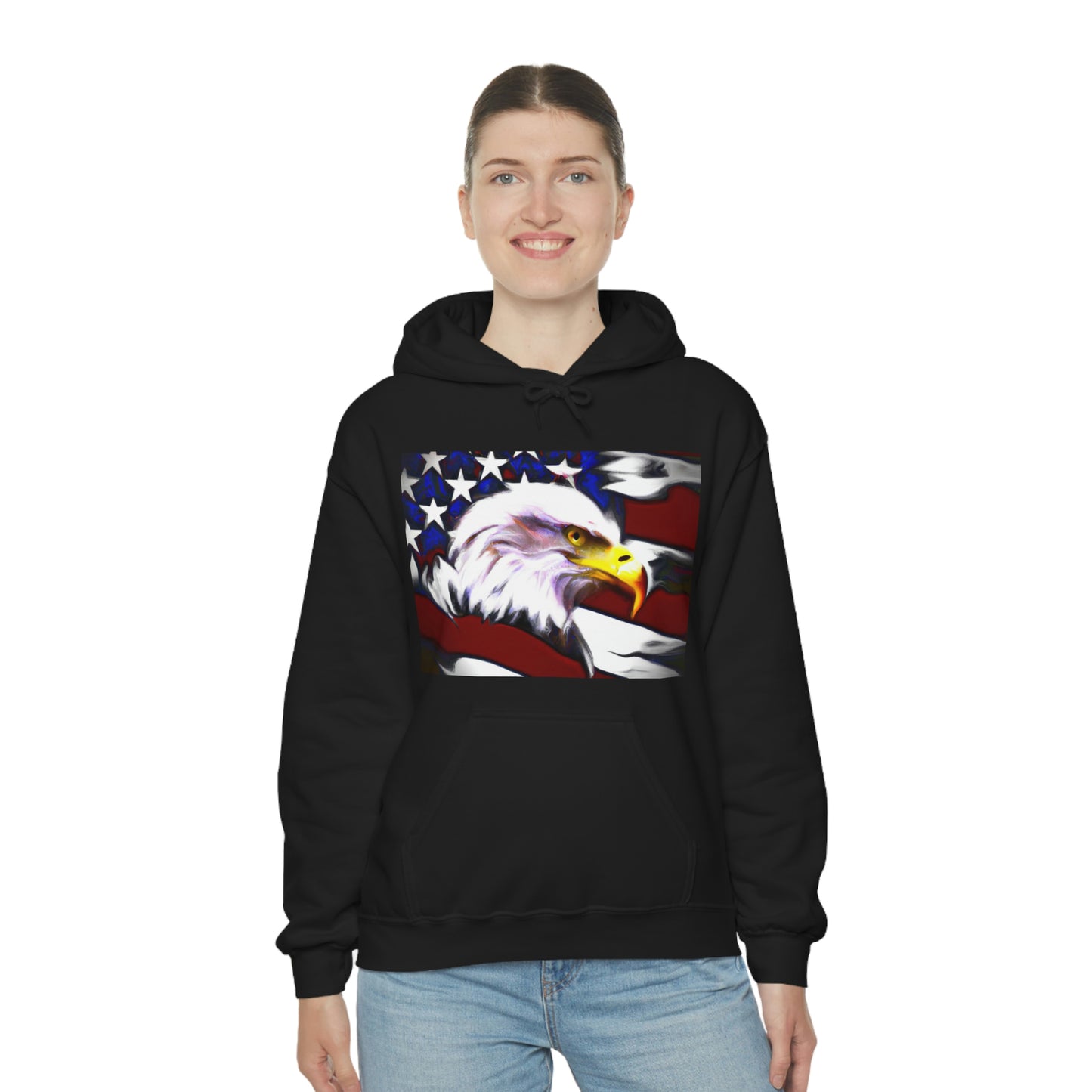 "Whatever America hopes to bring to pass in the world must first come to pass in the heart of America." - Dwight D. Eisenhower - Hoodie