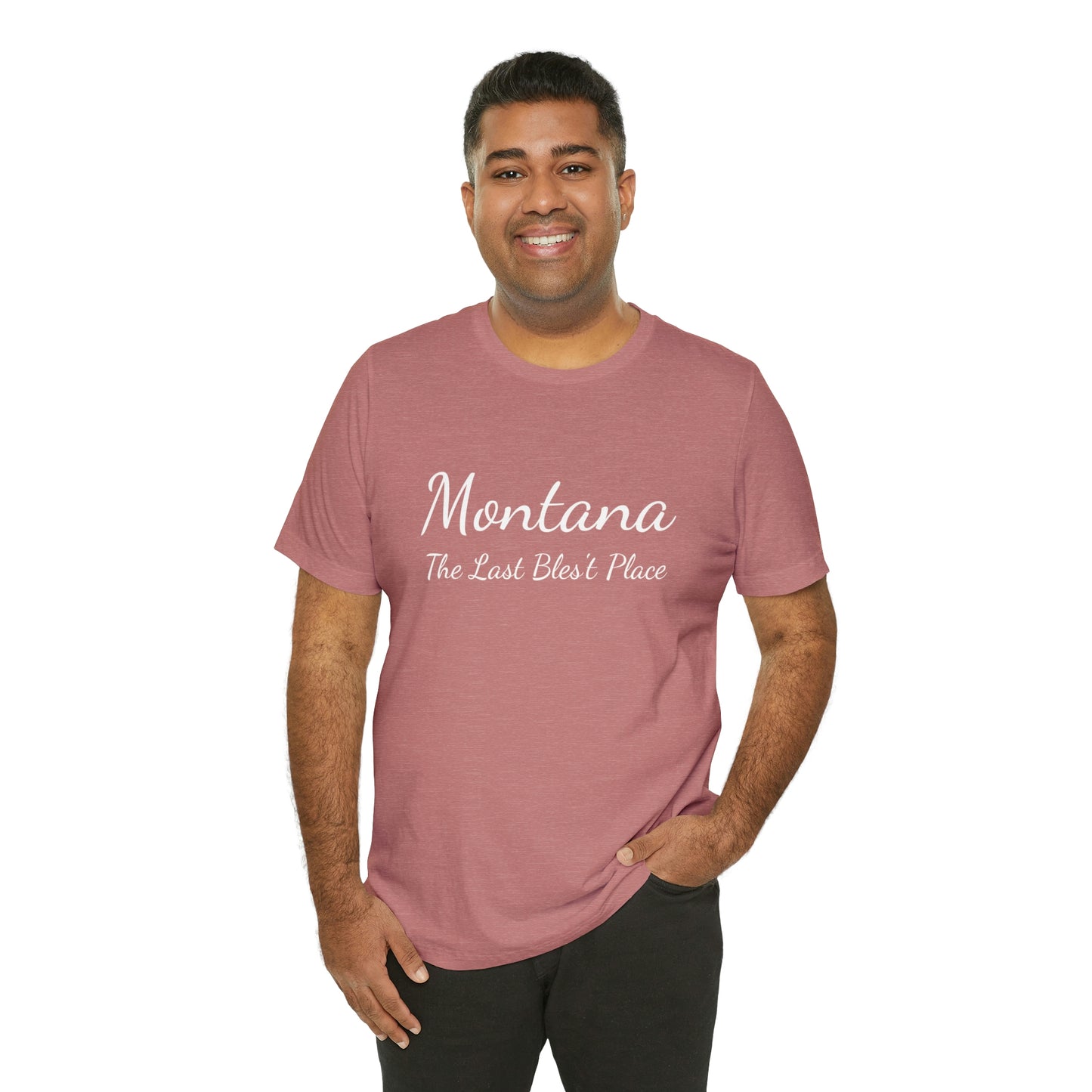 "Montana The Last Bles't Place" Black Ops Unisex Jersey Short Sleeve Tee