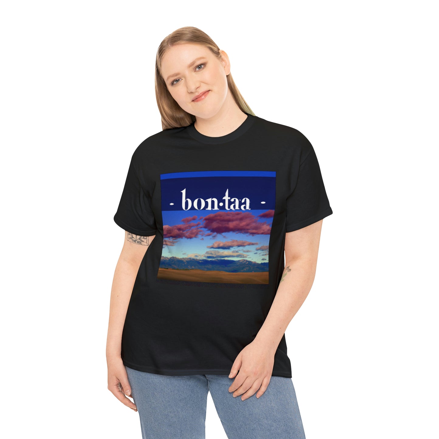 Big Sky Country is a nickname for the U.S. state of Montana and a popular moniker for the wide, open spaces of the western American region—from the Great Plains to the northern Rocky Mountains—that are famed for spectacularly clear - T-shirt