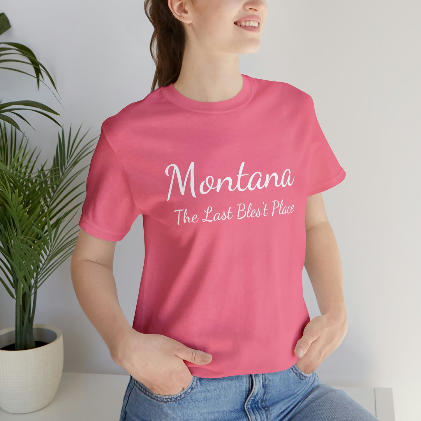 "Montana The Last Bles't Place" Unisex Jersey Short Sleeve Tee