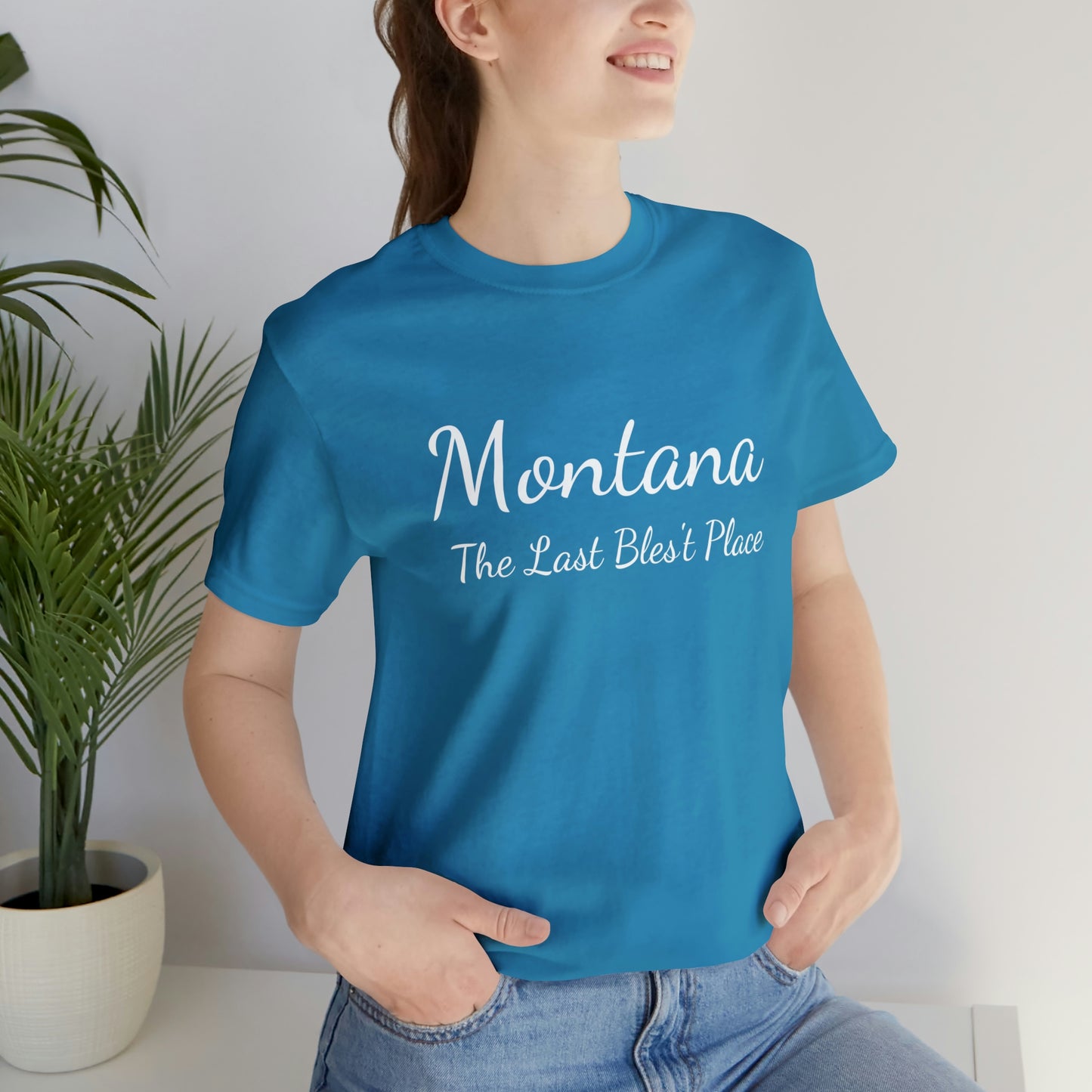 "Montana The Last Bles't Place" Black Ops Unisex Jersey Short Sleeve Tee