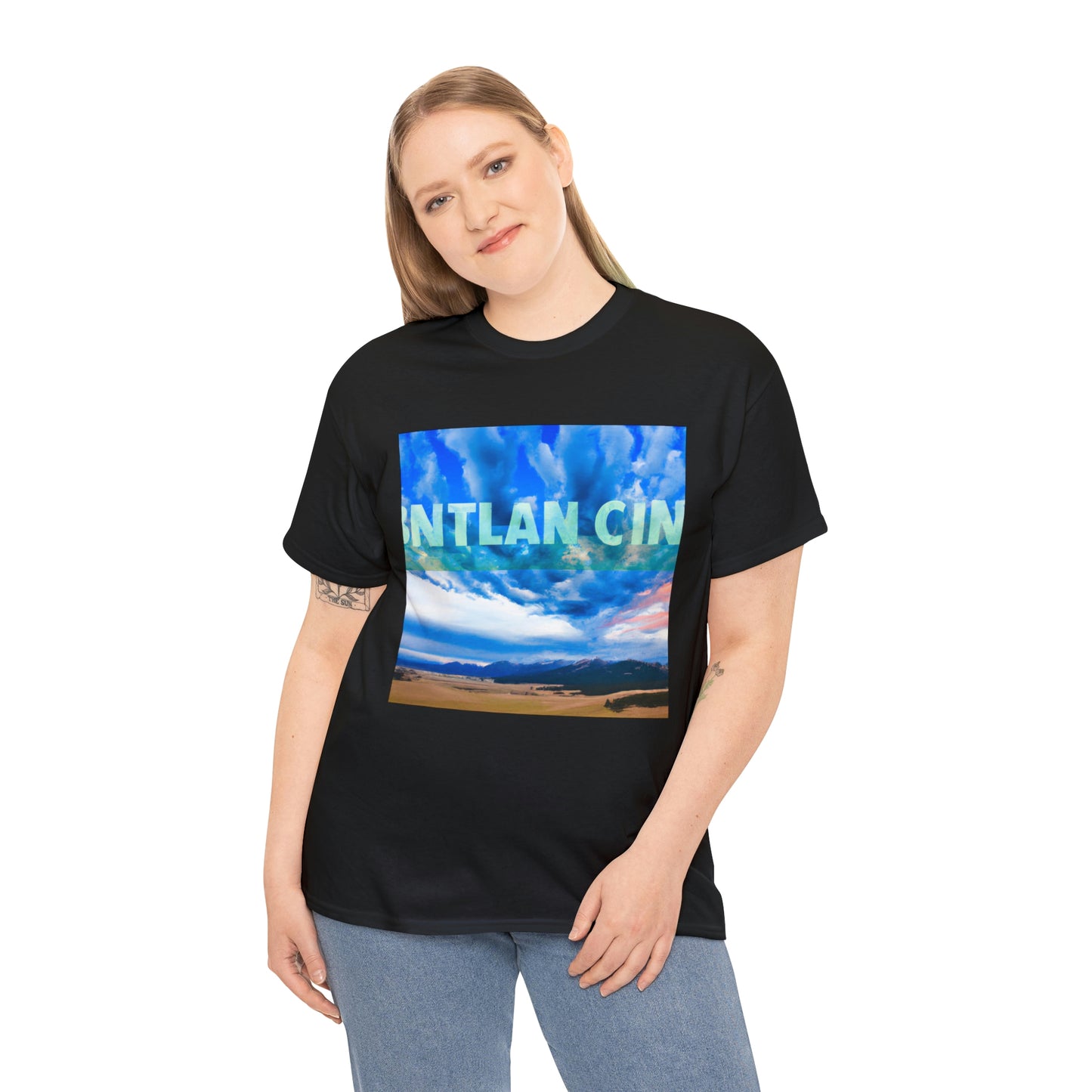 "

Montana is known as "Big Sky Country" due to its expansive, unencumbered views of the open sky. This is attributed to the state's low population density and prevalence of wide-open spaces, like its plains, deserts - T-shirt