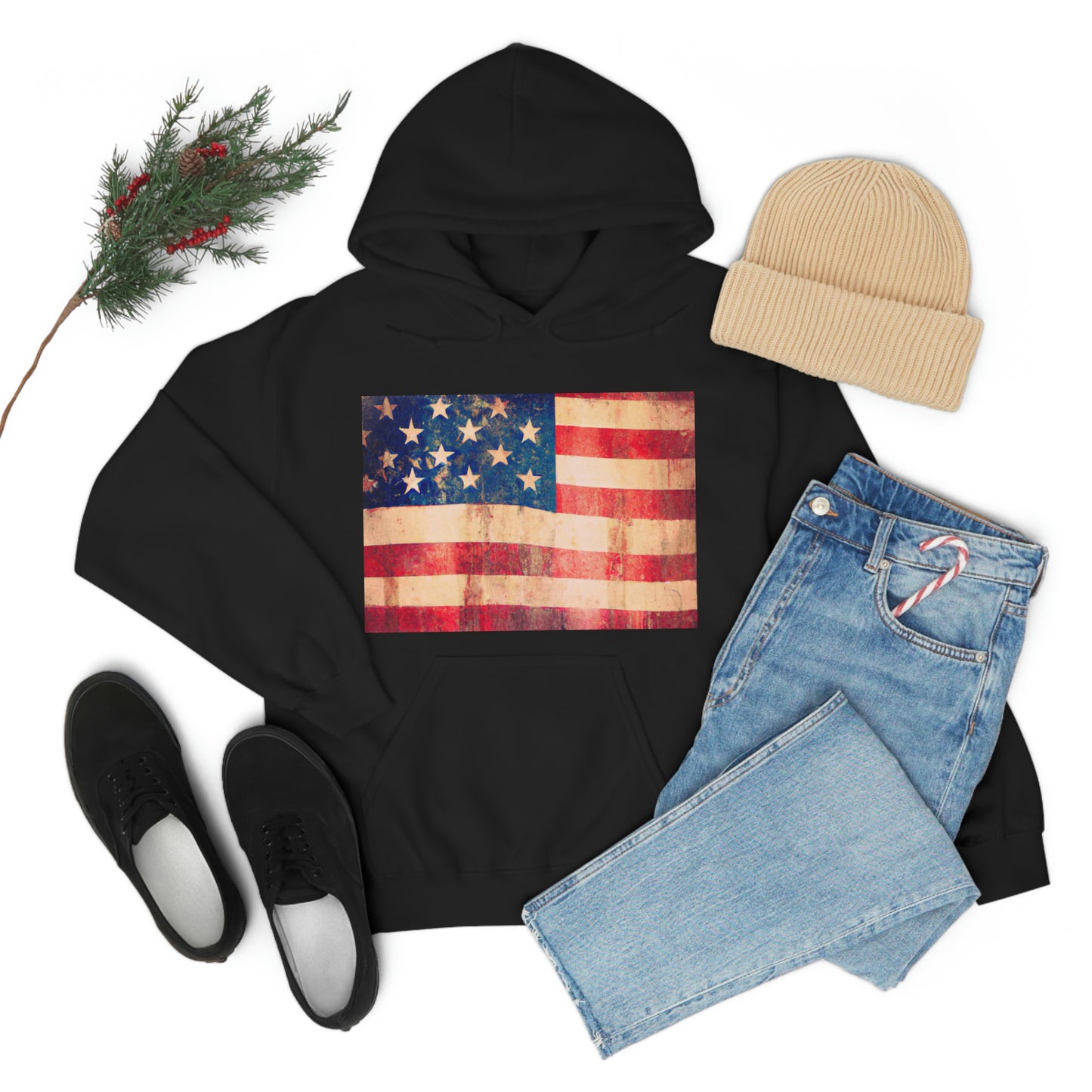 "The American flag is the symbol of our freedom, national pride, and unity as a people. No matter our race, religion, or political beliefs, those stripes and stars bring us together." - Hoodie