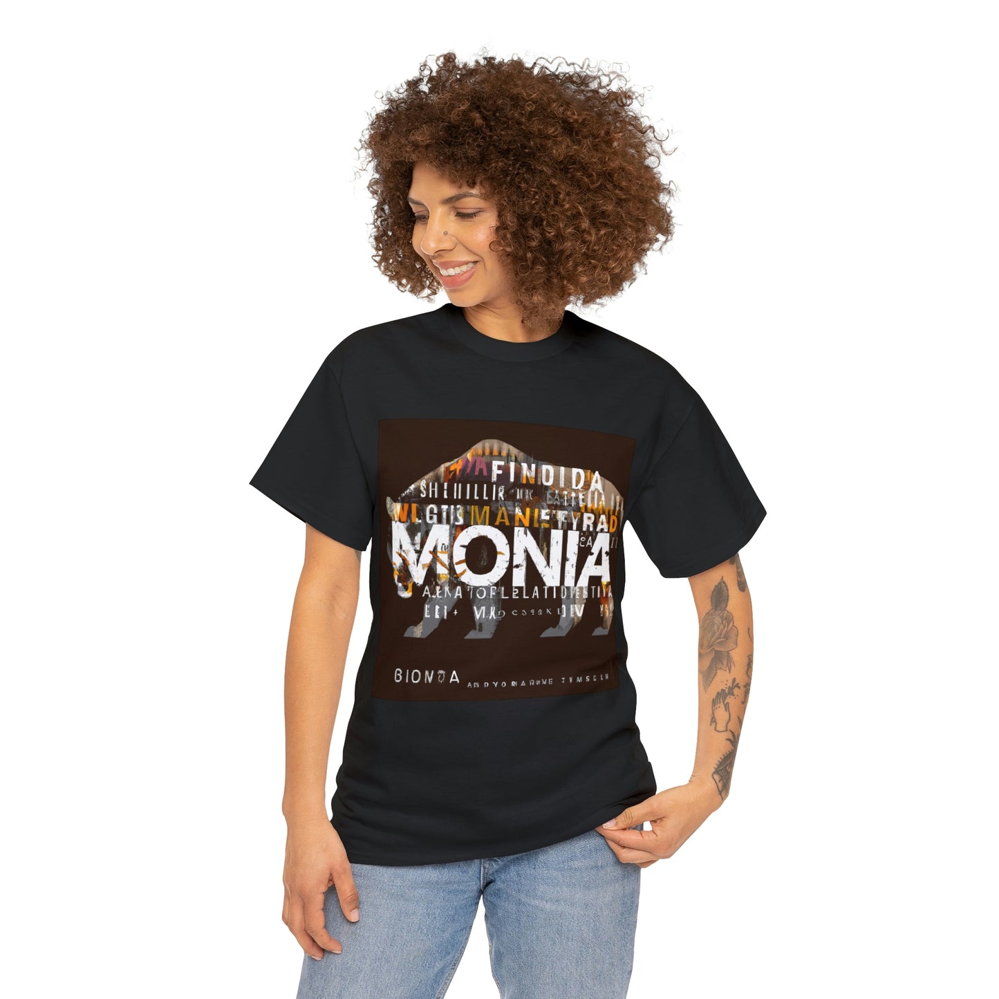 Montana has a diverse wildlife population, including many species of mammals, birds, fish, amphibians, and reptiles. The state has iconic species such as Grizzly Bears, Gray Wolves, Elk, Mountain Goats, Bighorn Sheep - T-shirt