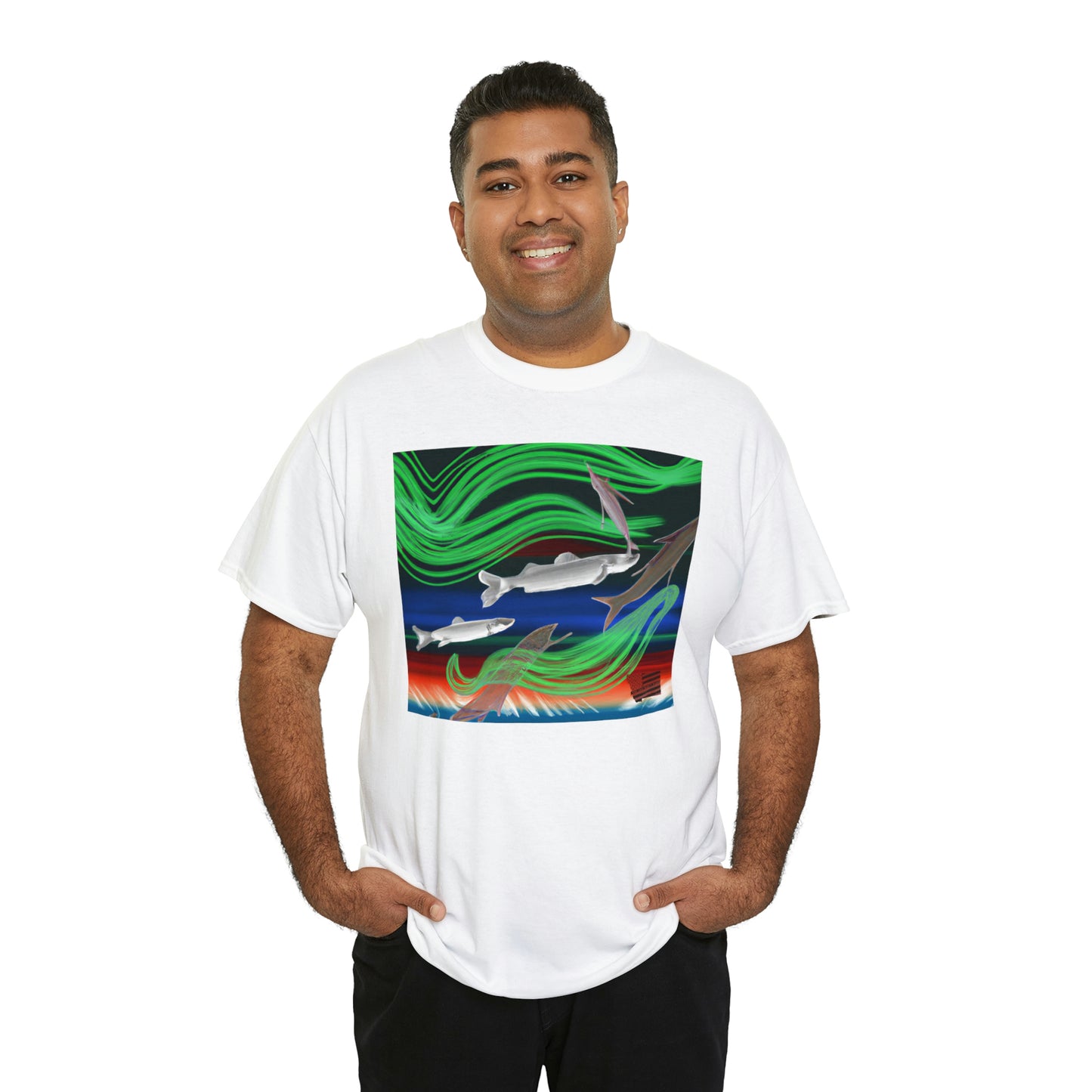 Shroom Fish - a breed of fish with a unique mushroom-like pattern on its scales. They are colorful, low maintenance, and hardy freshwater fish ideal for the home aquarium. - Tshirt