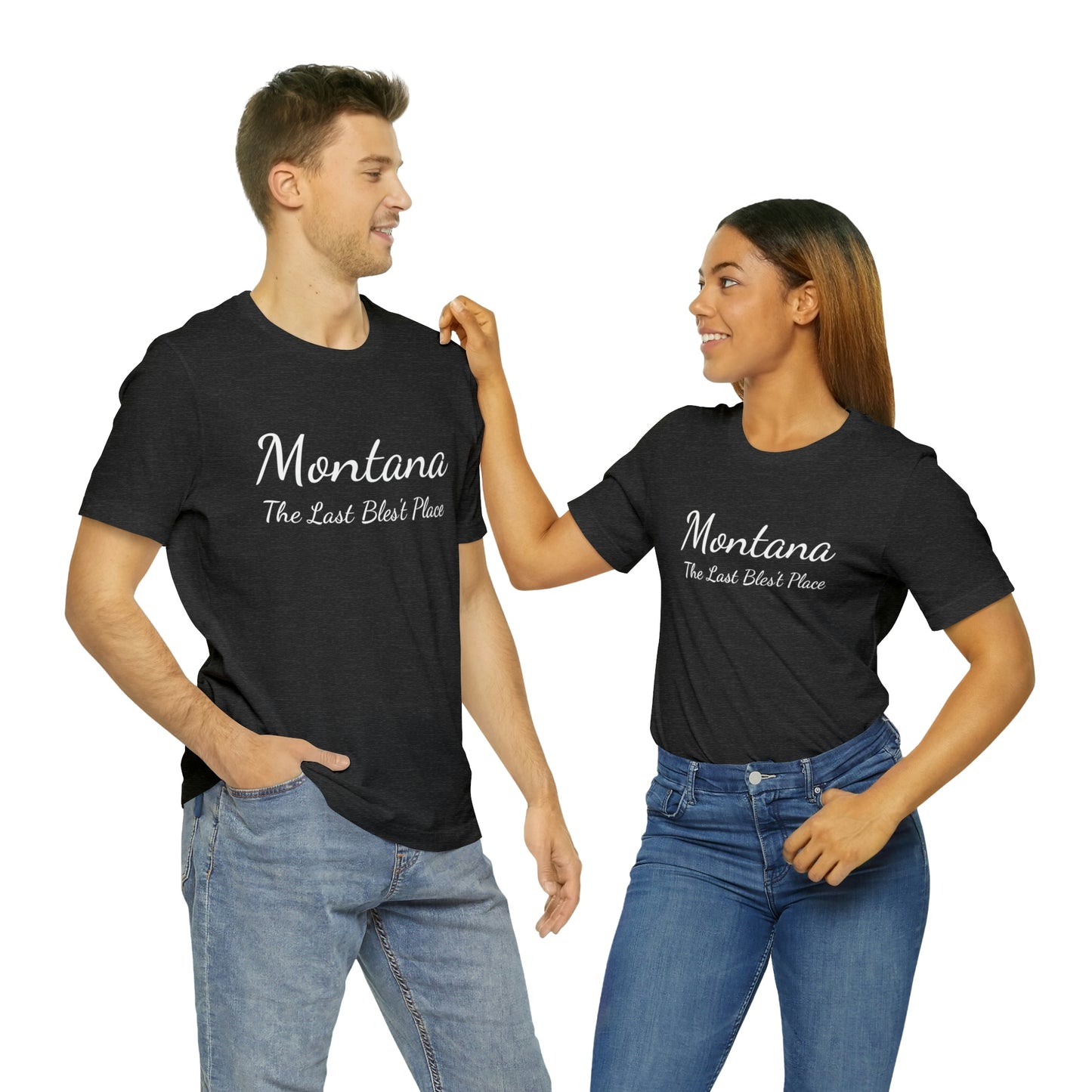 "Montana The Last Bles't Place" Black Ops Unisex Jersey Short Sleeve Tee
