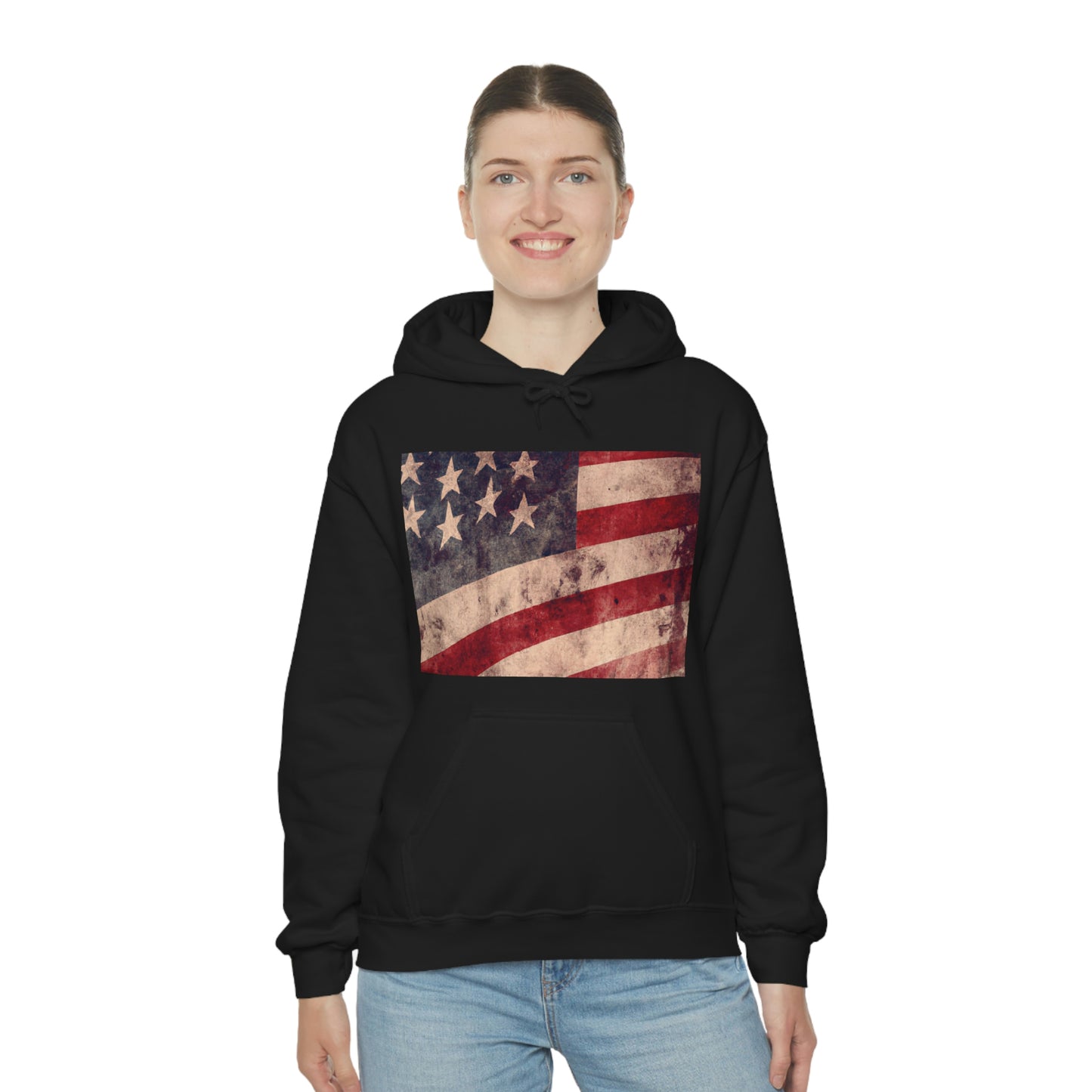 "One flag, one land, one heart, one hand, one nation forevermore!" - Oliver Wendell Holmes - Hoodie