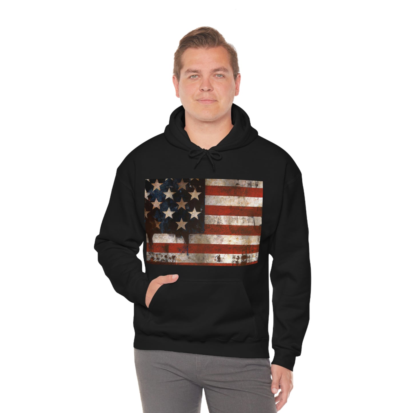 "The American flag is the symbol of our freedom, the symbol of our national unity, and a reminder of the sacrifices made by generations of Americans." - Ronald Reagan - Hoodie