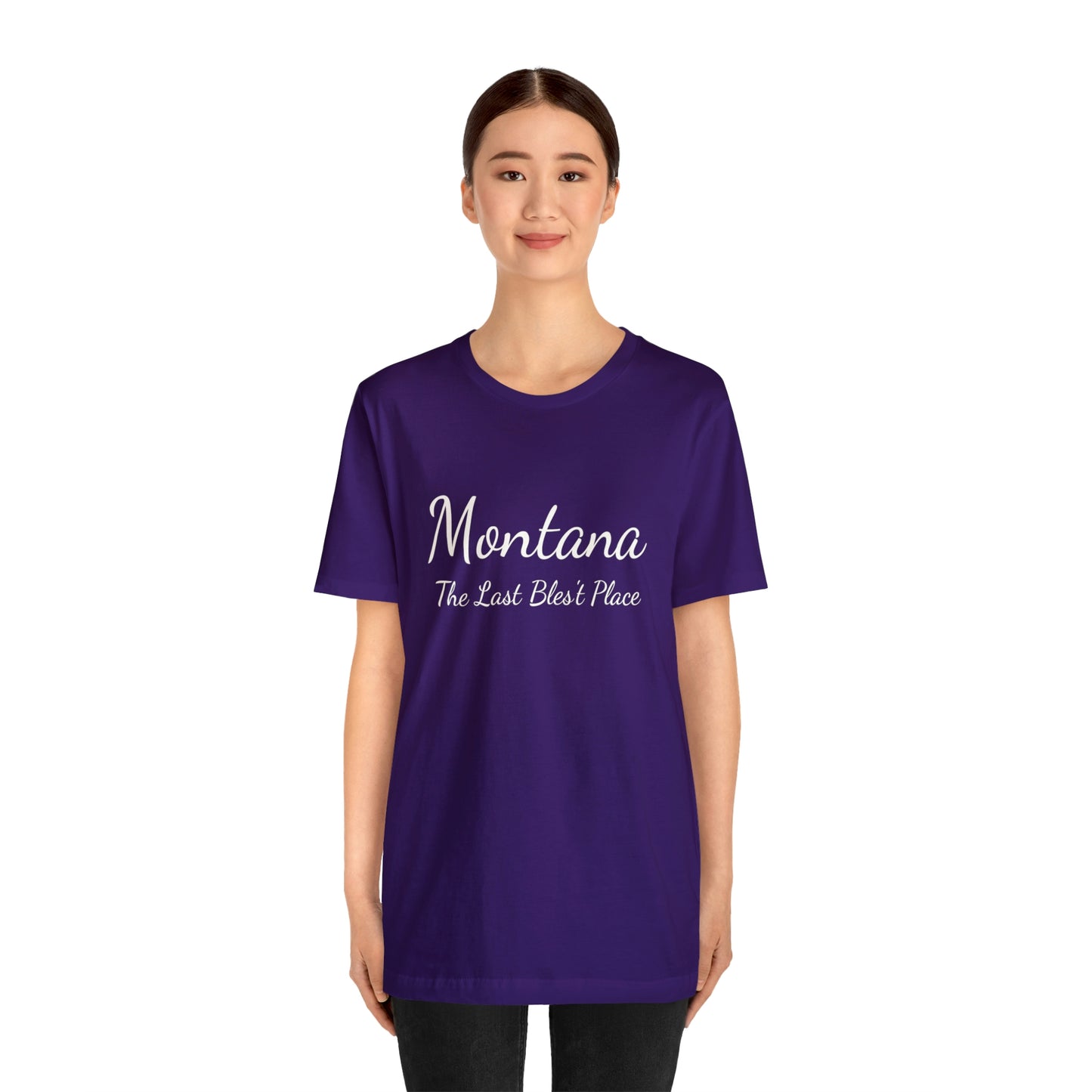 "Montana The Last Bles't Place" Unisex Jersey Short Sleeve Tee