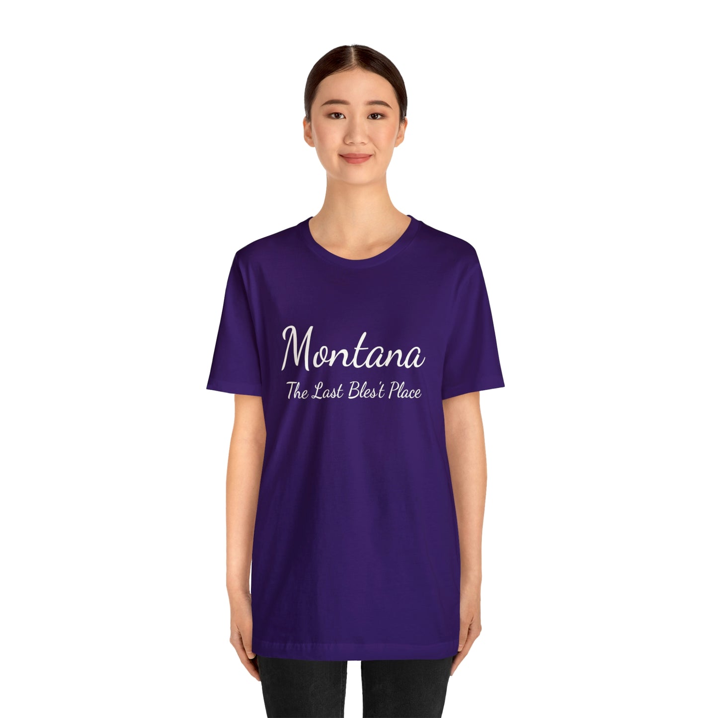 "Montana The Last Bles't Place" Black Ops Unisex Jersey Short Sleeve Tee