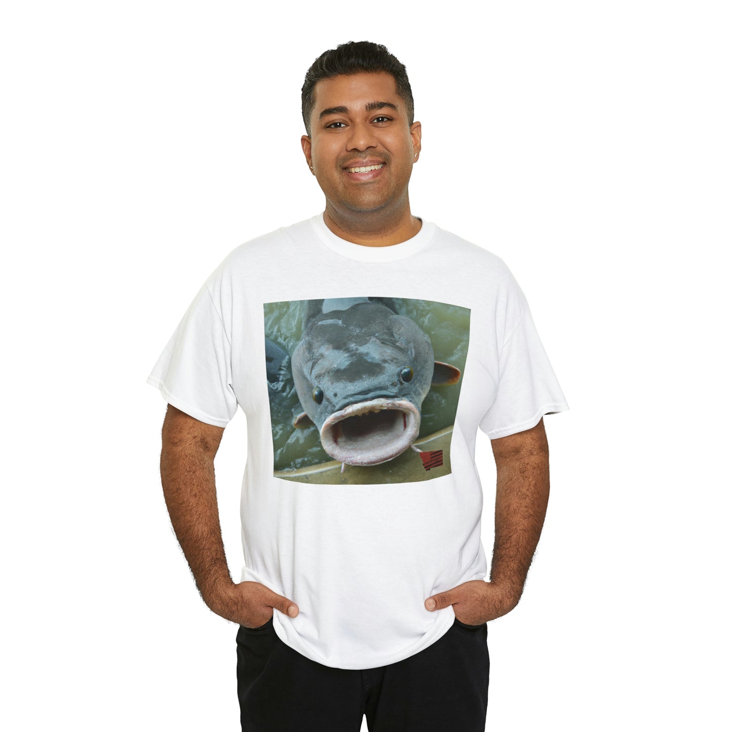 Pangalope Fish – a hybrid created from parts of a pangolin and a tilapia fish. It can survive in both aquatic and semi-aquatic environments, and is capable of eating plants, insects and small fish. - Tshirt