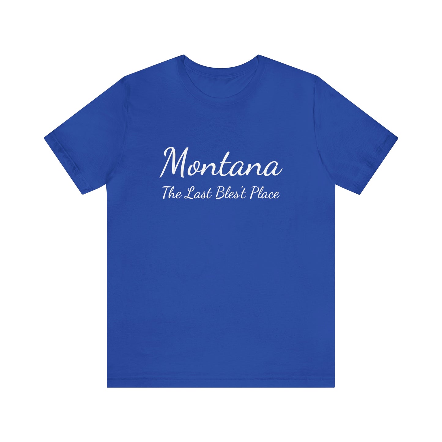 "Montana The Last Bles't Place" Black Ops Unisex Jersey Short Sleeve Tee
