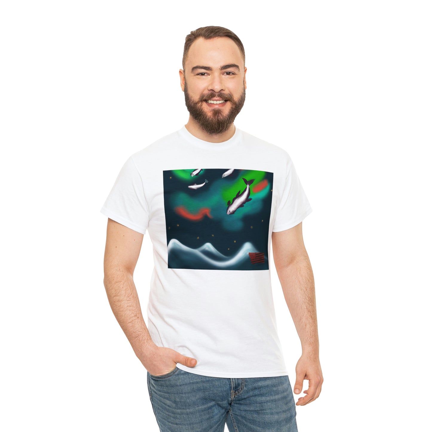 Glowtail Tetra! It is a rare, freshwater fish with a bright, fluorescent body and bright, tail fins. It is small in size, and is known for being an active and social aquarium species. - Tshirt