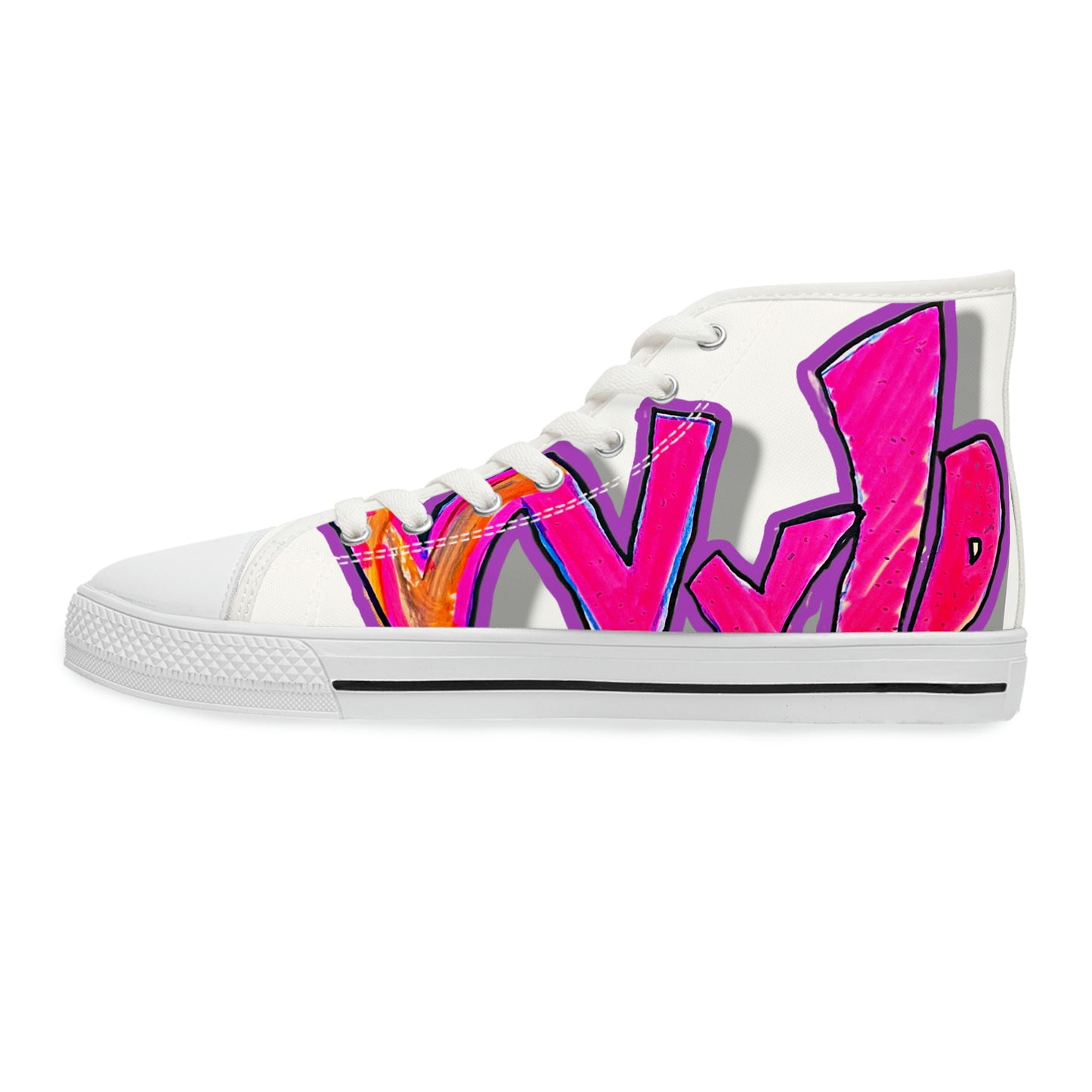 Wyld World - Women's High Top Sneakers