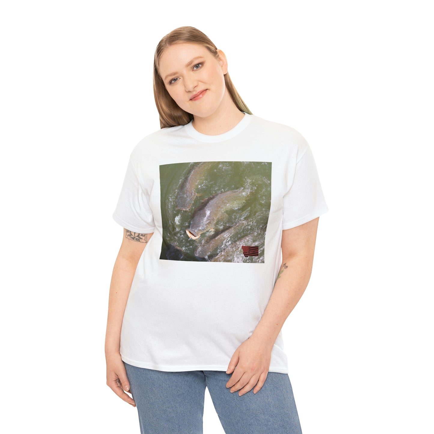 Aurora Shimmerfish - a tropical fish that has a unique combination of iridescent white, pink and blue coloring, and is known for its beautiful aura-like shimmering light displays. - Tshirt
