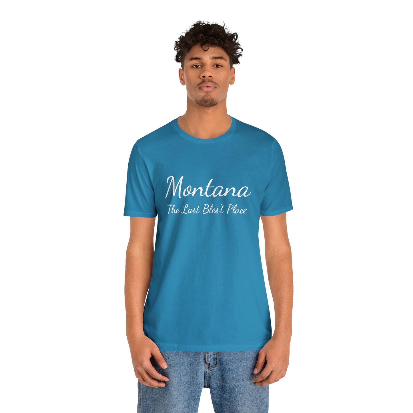 "Montana The Last Bles't Place" Black Ops Unisex Jersey Short Sleeve Tee