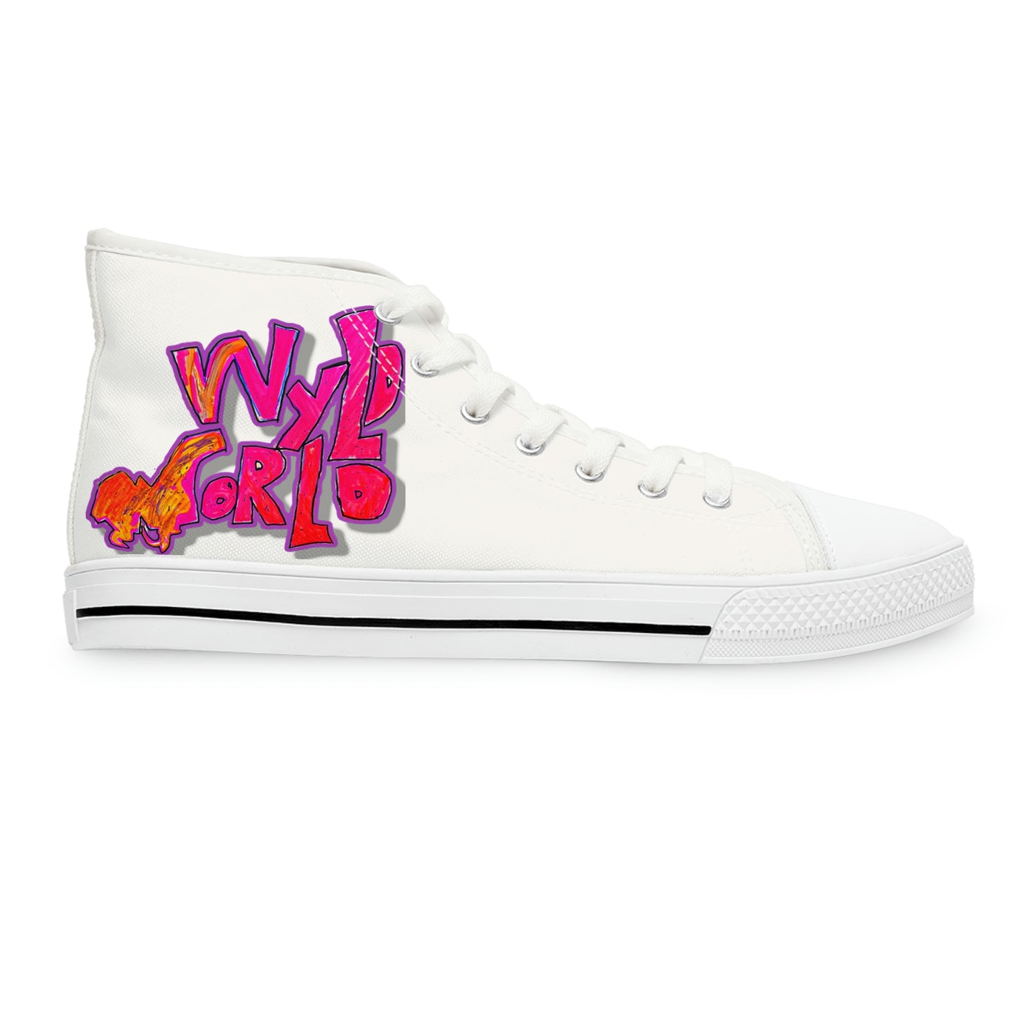 Wyld World - Women's High Top Sneakers