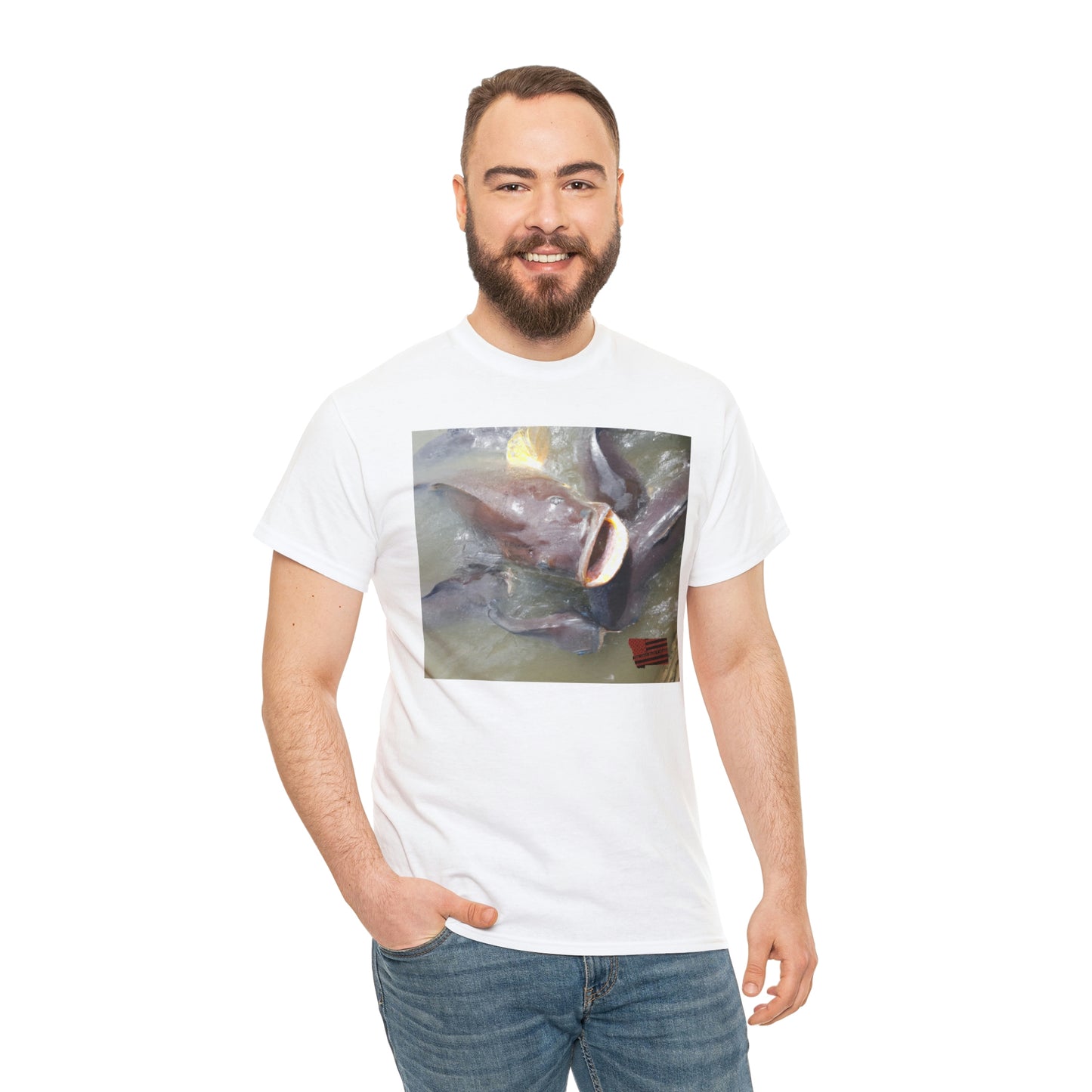 Arctic Ringtail Angelfish. This breed has an eye-catching pattern of spiral rings in a subtle creamy-white hue. It is native to the waters of the Arctic Ocean, making it one of the most elusive and uncommon breeds of - Tshirt