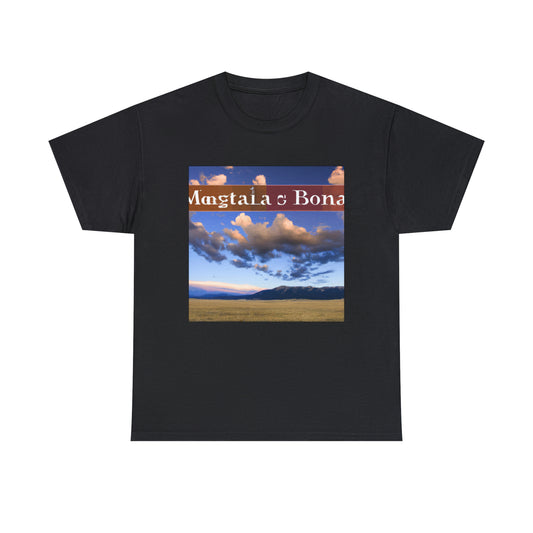 Big Sky Country is a nickname for the state of Montana. The nickname refers to its expansive plains, rolling hills, and large expanses of open space. Montana's sweeping landscapes are home to wide-open fields, majestic mountains, and glaciers - T-shirt