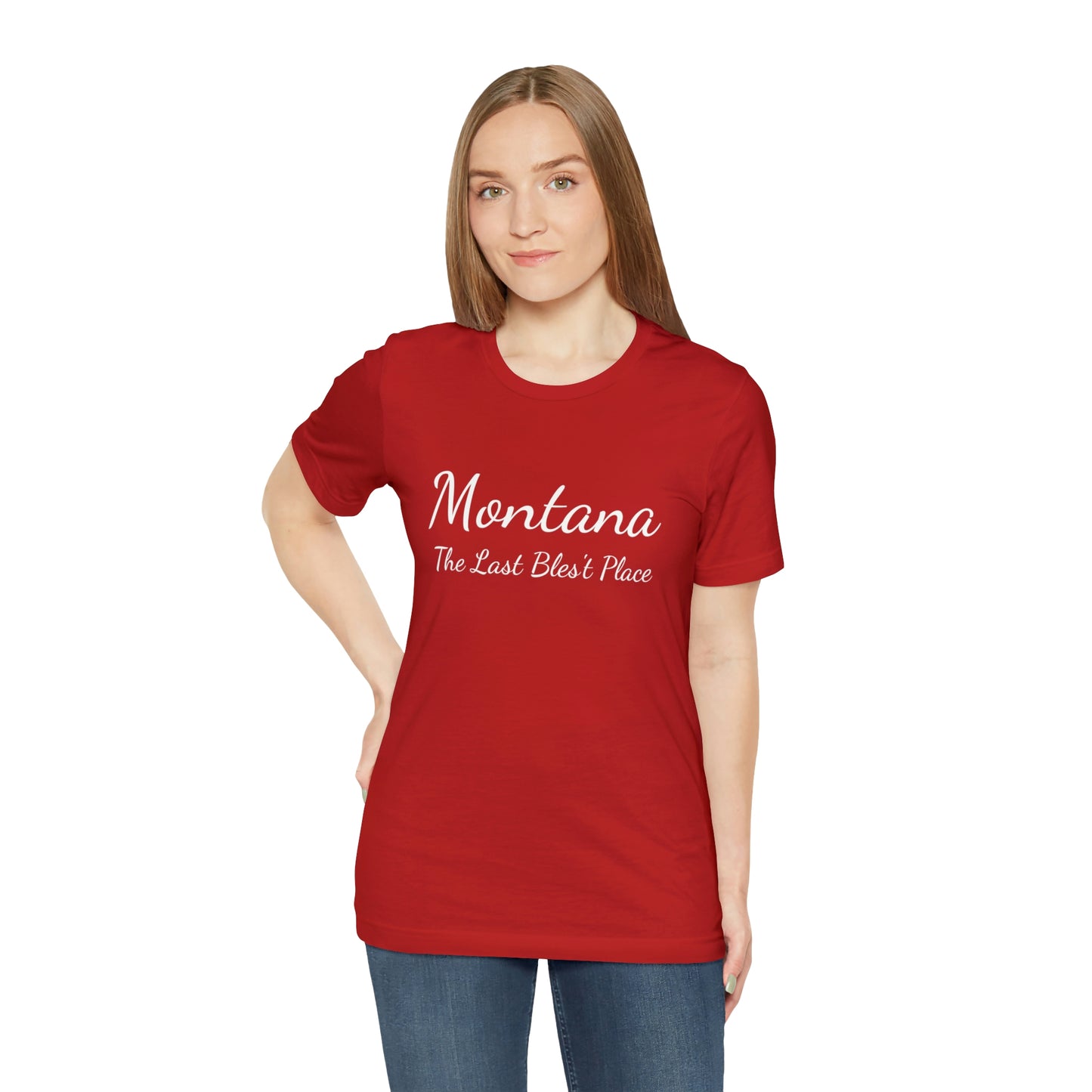 "Montana The Last Bles't Place" Black Ops Unisex Jersey Short Sleeve Tee