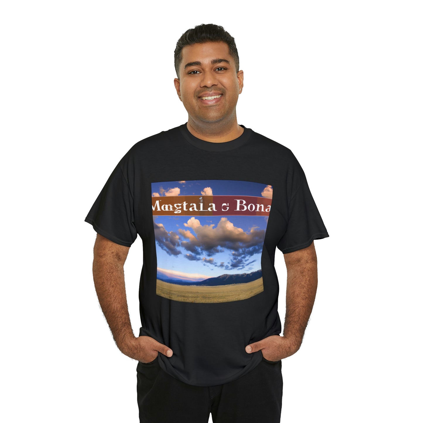 Big Sky Country is a nickname for the state of Montana. The nickname refers to its expansive plains, rolling hills, and large expanses of open space. Montana's sweeping landscapes are home to wide-open fields, majestic mountains, and glaciers - T-shirt