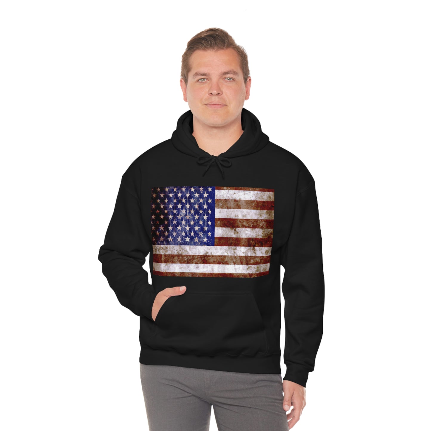 "The American flag is the symbol of our freedom, national pride, and unity as a people. Always remember that no matter our differences, we are united by the red, white, and blue." - Hoodie