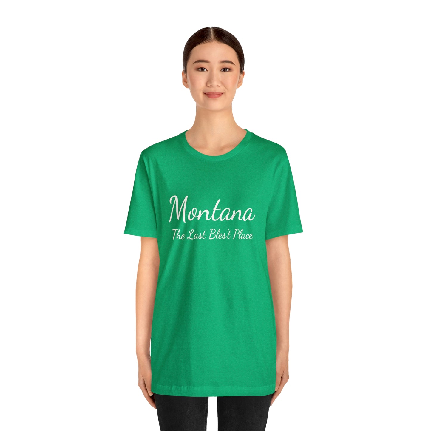 "Montana The Last Bles't Place" Black Ops Unisex Jersey Short Sleeve Tee