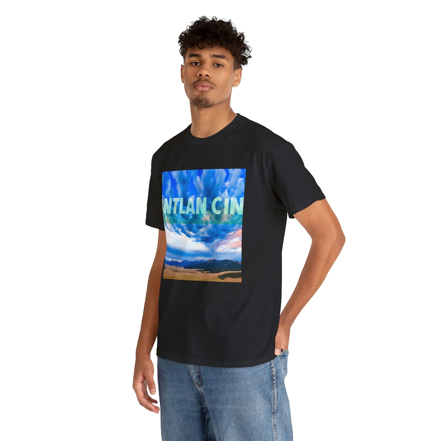 "

Montana is known as "Big Sky Country" due to its expansive, unencumbered views of the open sky. This is attributed to the state's low population density and prevalence of wide-open spaces, like its plains, deserts - T-shirt