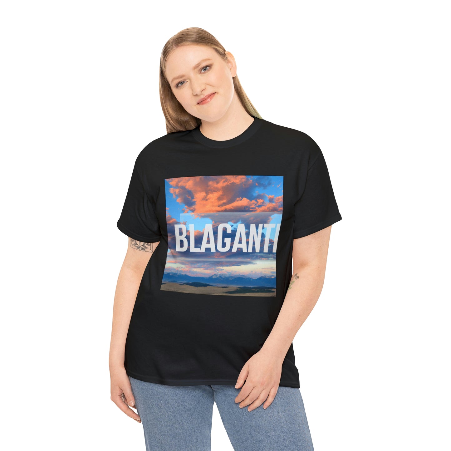 The term "Big Sky Country" is used to refer to Montana, a state in the western part of the United States. The name comes from the seemingly endless vastness of the region's majestic blue sky and extraordinary wide open spaces. The - T-shirt