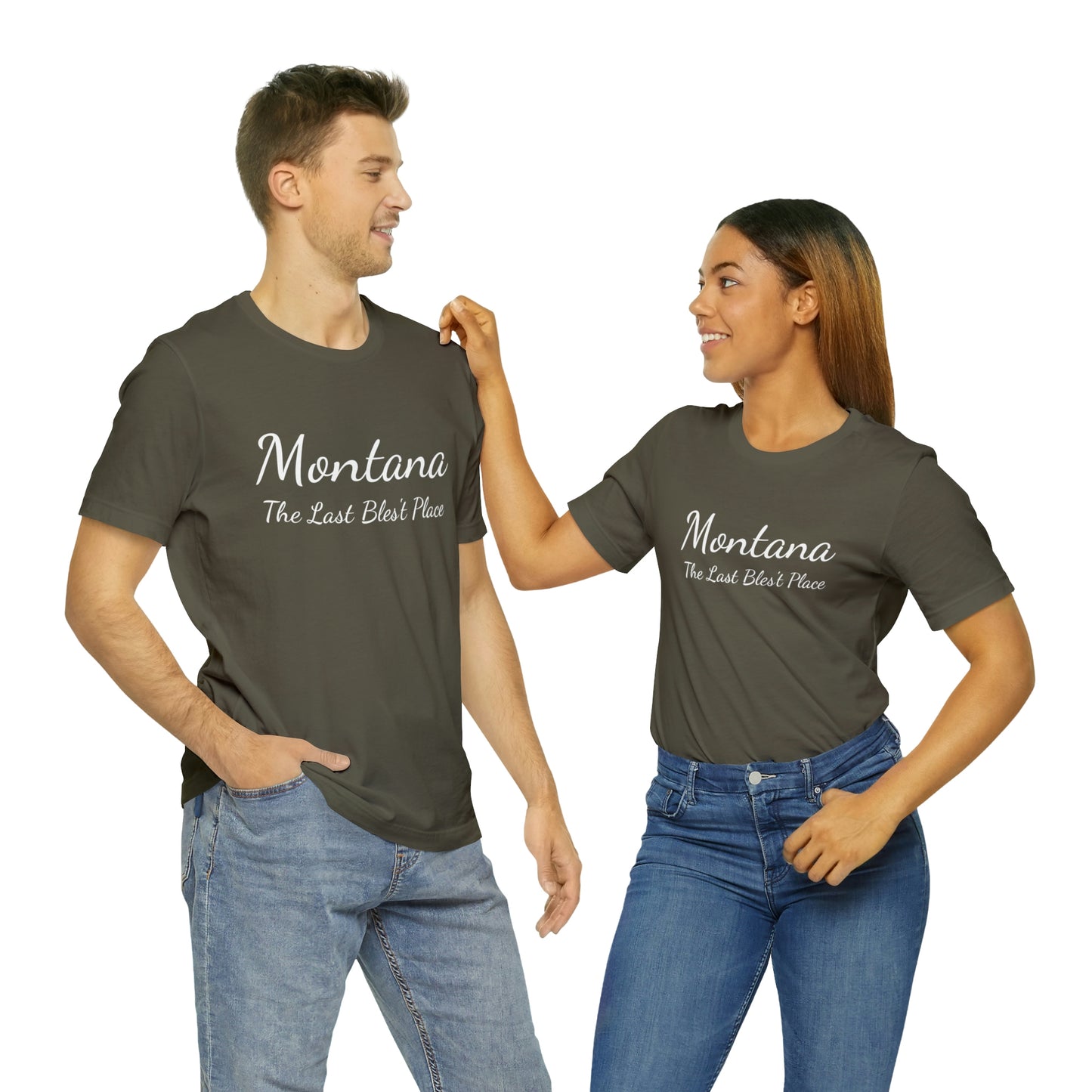 "Montana The Last Bles't Place" Black Ops Unisex Jersey Short Sleeve Tee